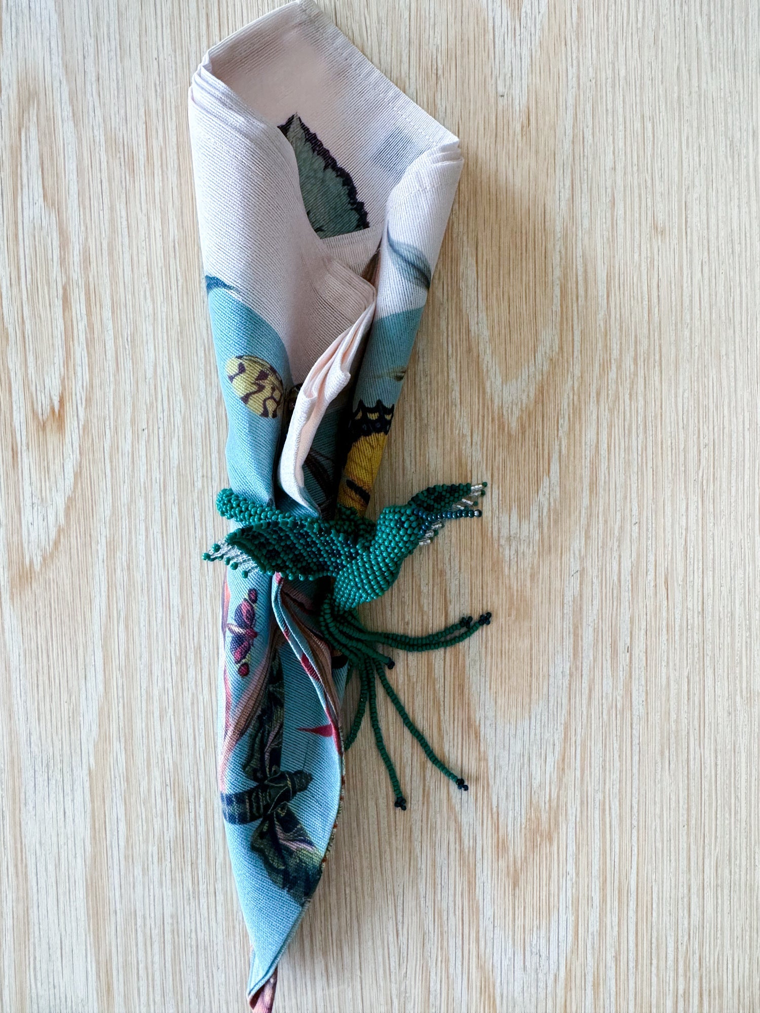 Hummingbird Beaded Napkin Rings - Paz Lifestyle 