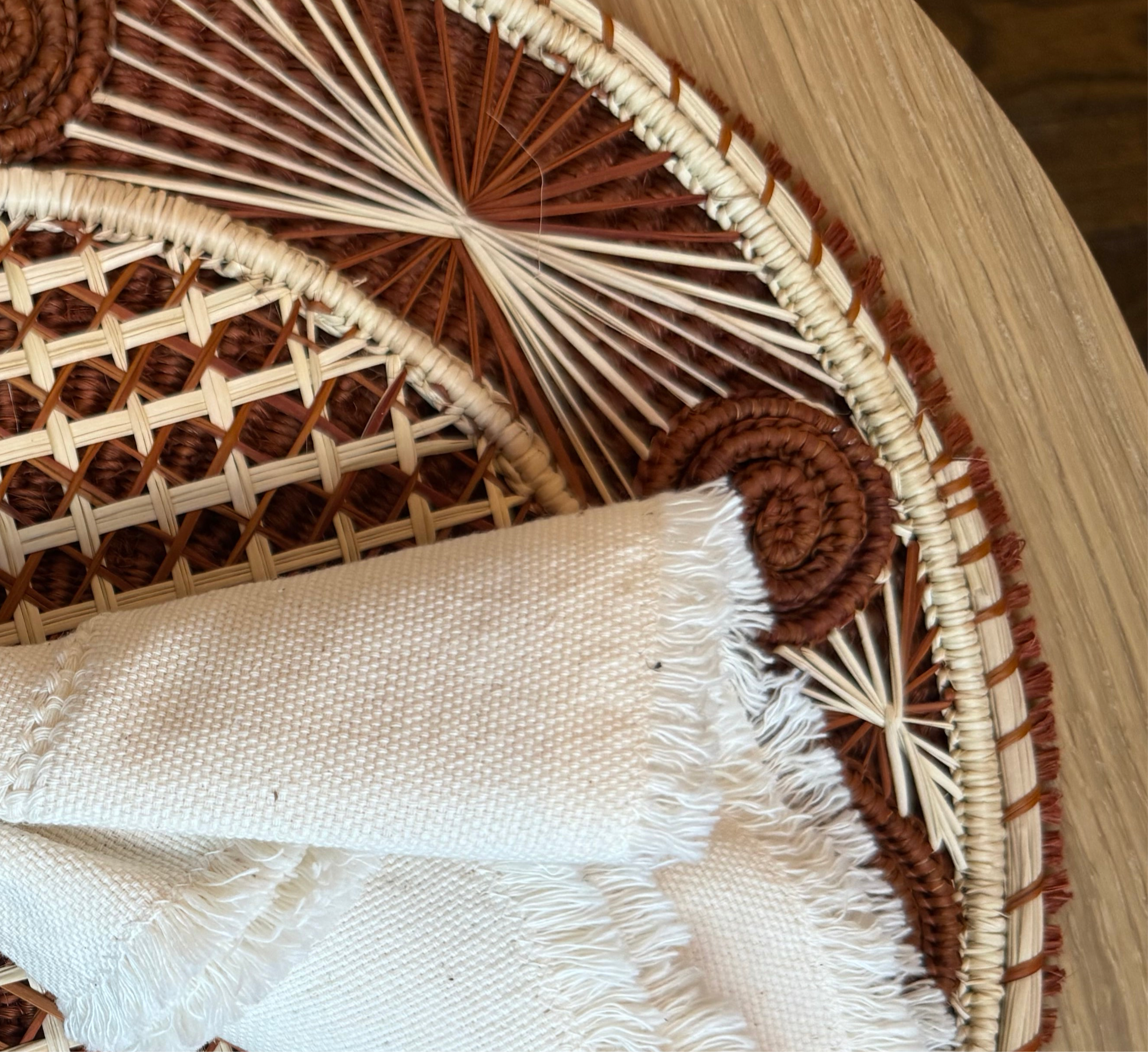 Usicauri Caracol Placemats Terracota - Paz Lifestyle 