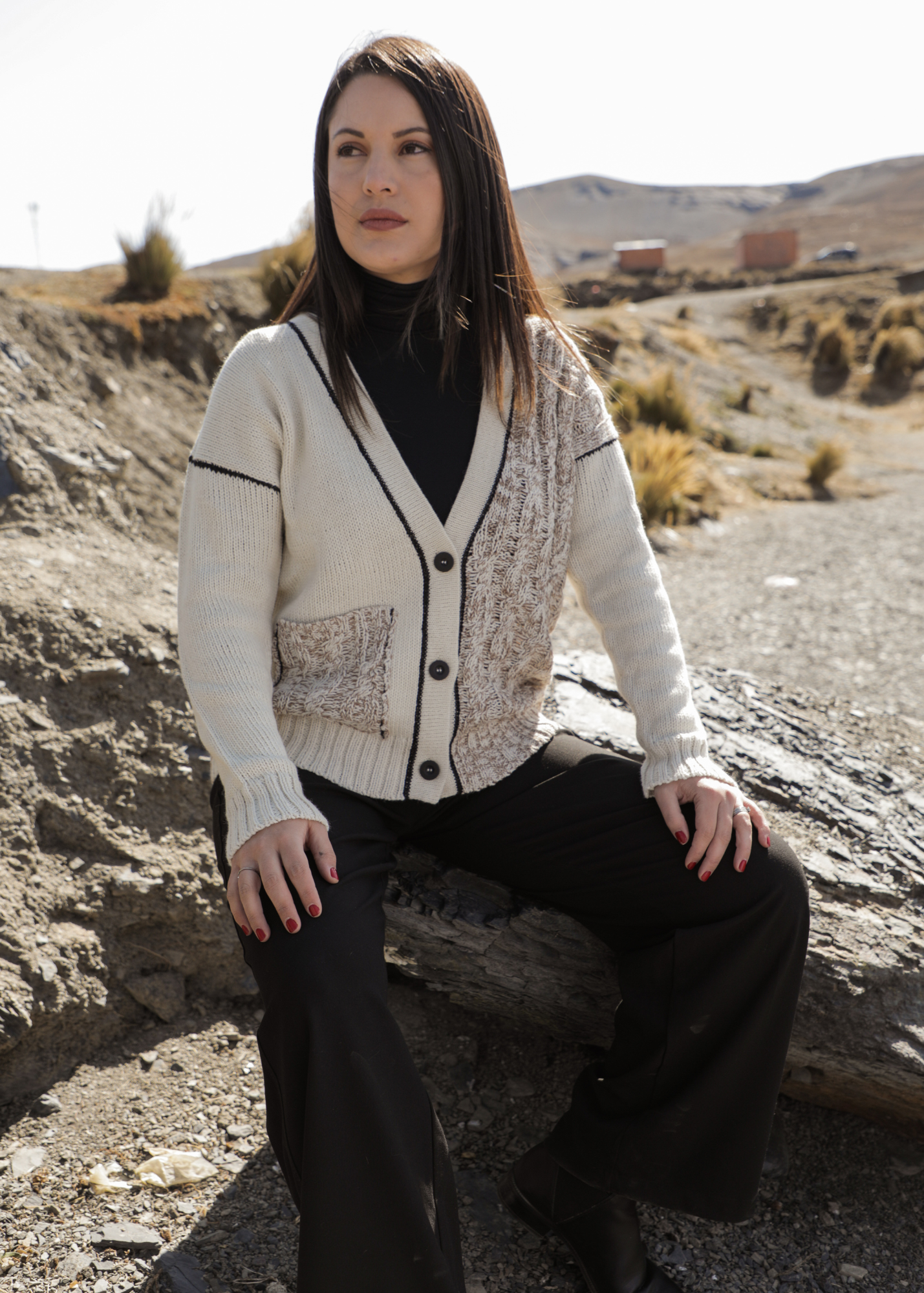 Antawara Alpaca Cardigan - Paz Lifestyle 