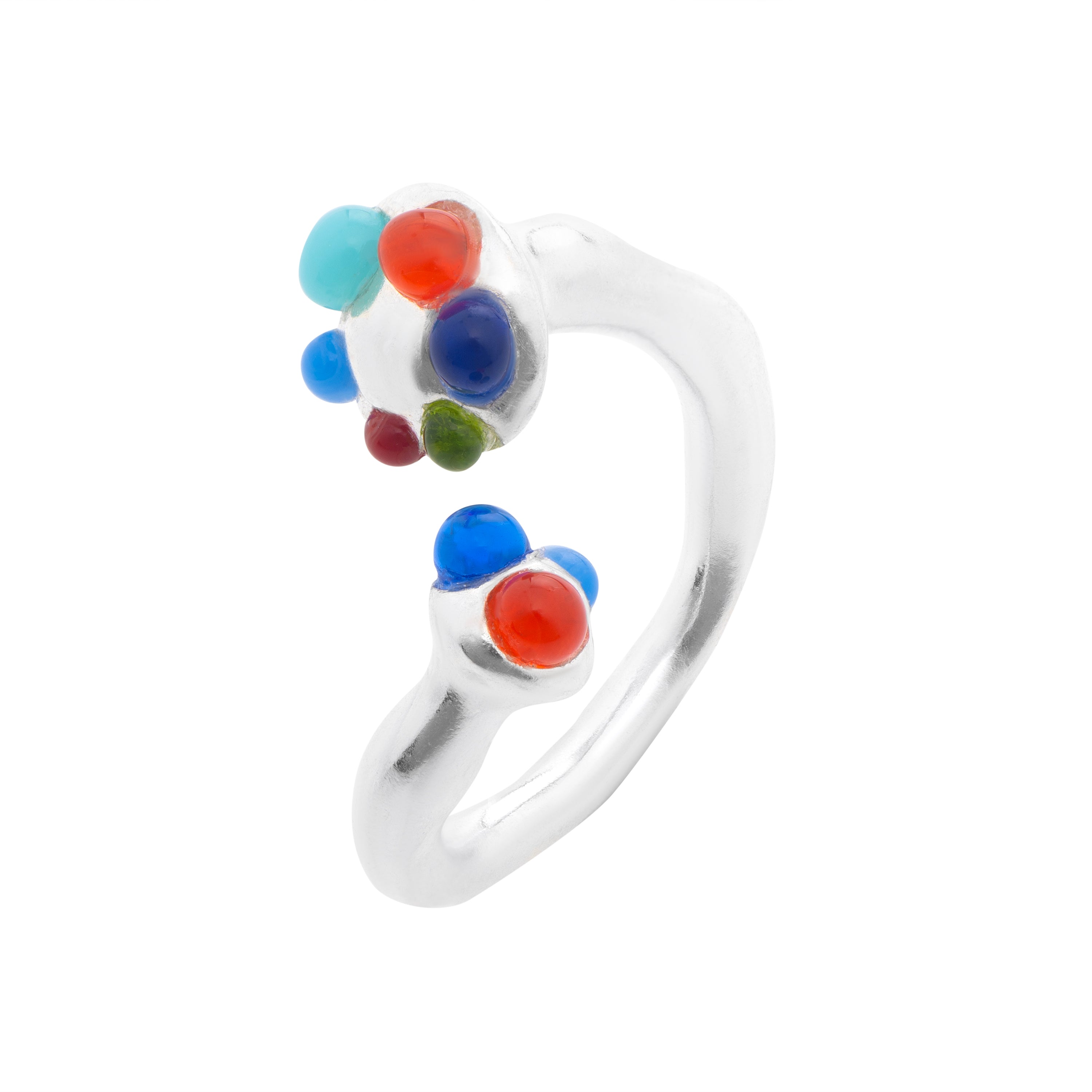 Double Glass Mush Ring - Paz Lifestyle 