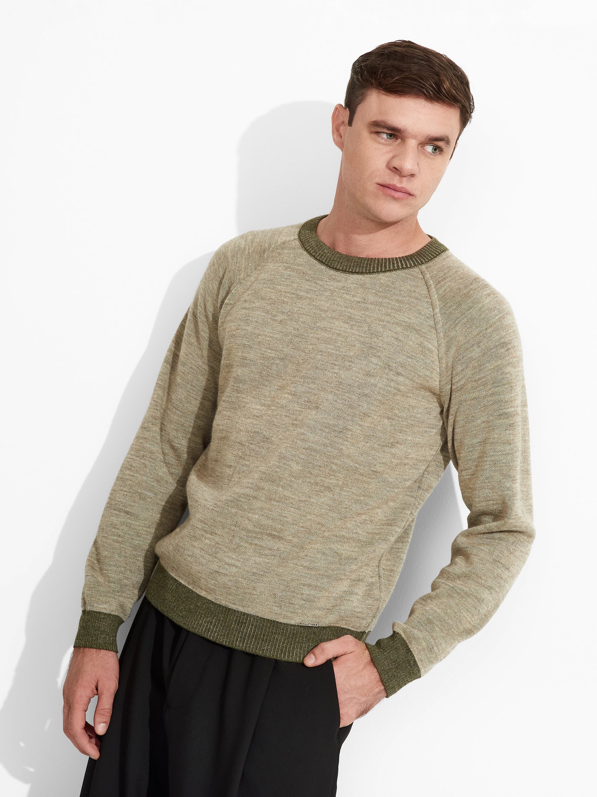 Vittorio Sweater Baby Alpaca Color Green