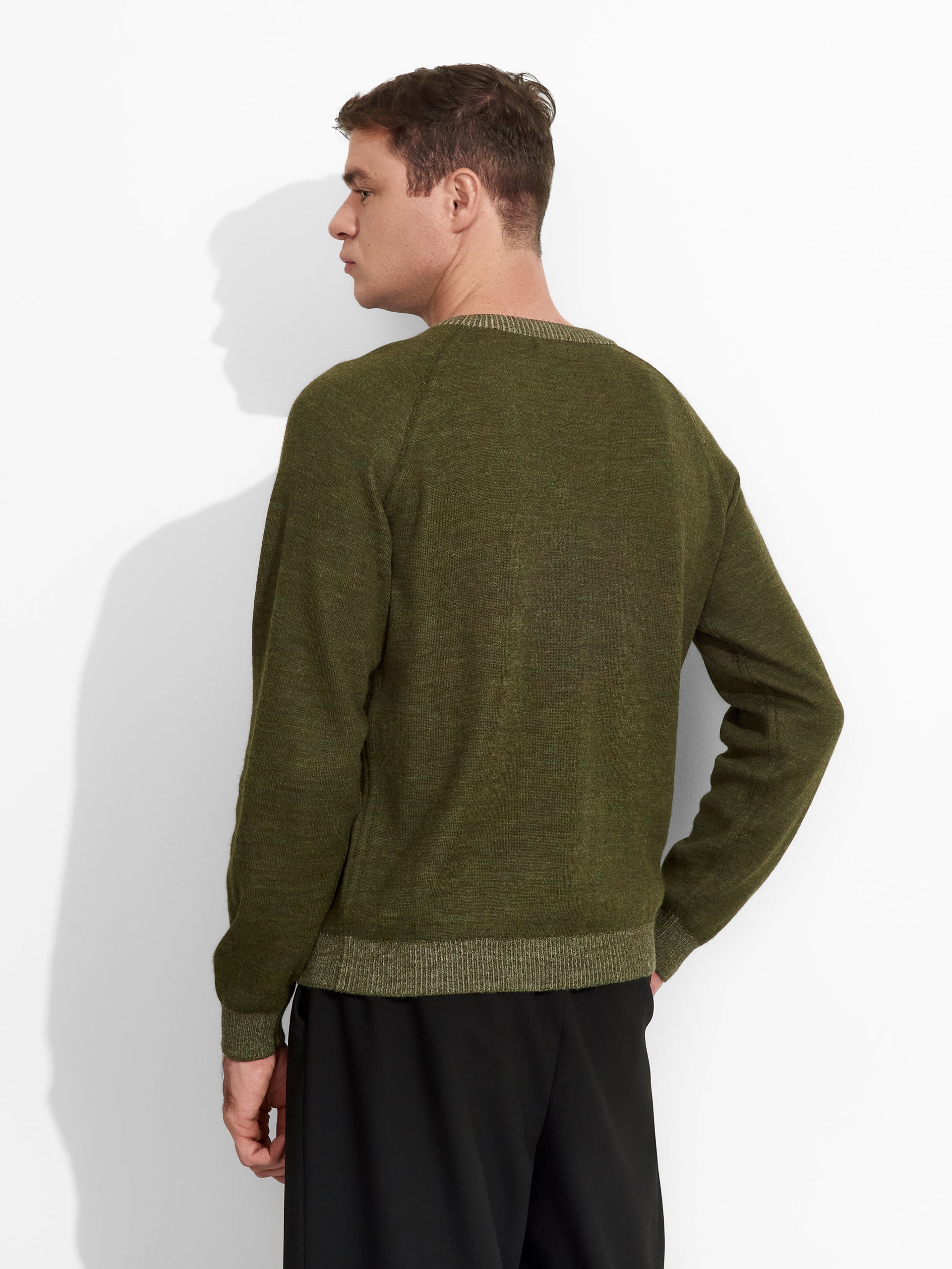 Vittorio Sweater Baby Alpaca Color Green