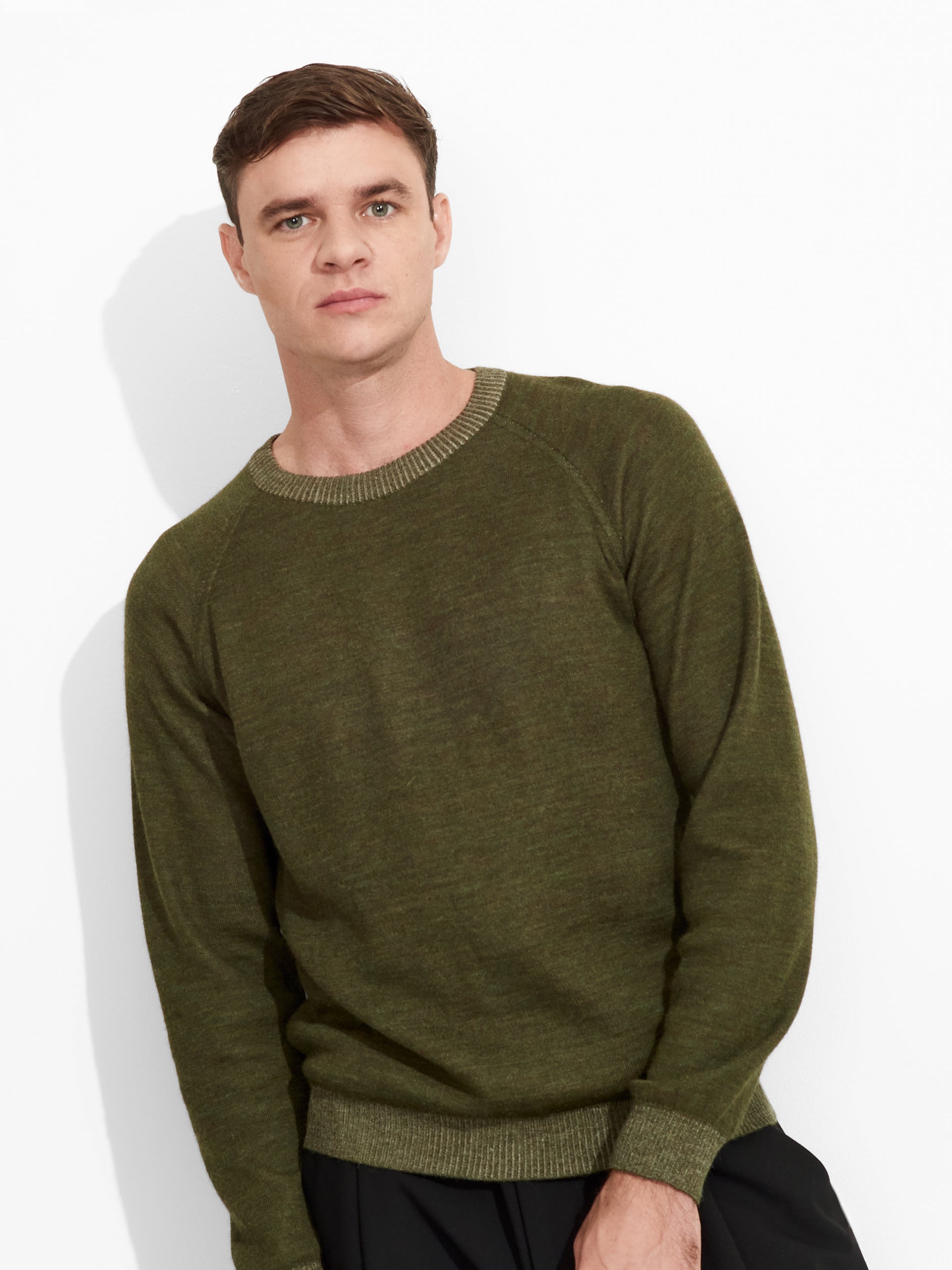 Vittorio Sweater Baby Alpaca Color Green