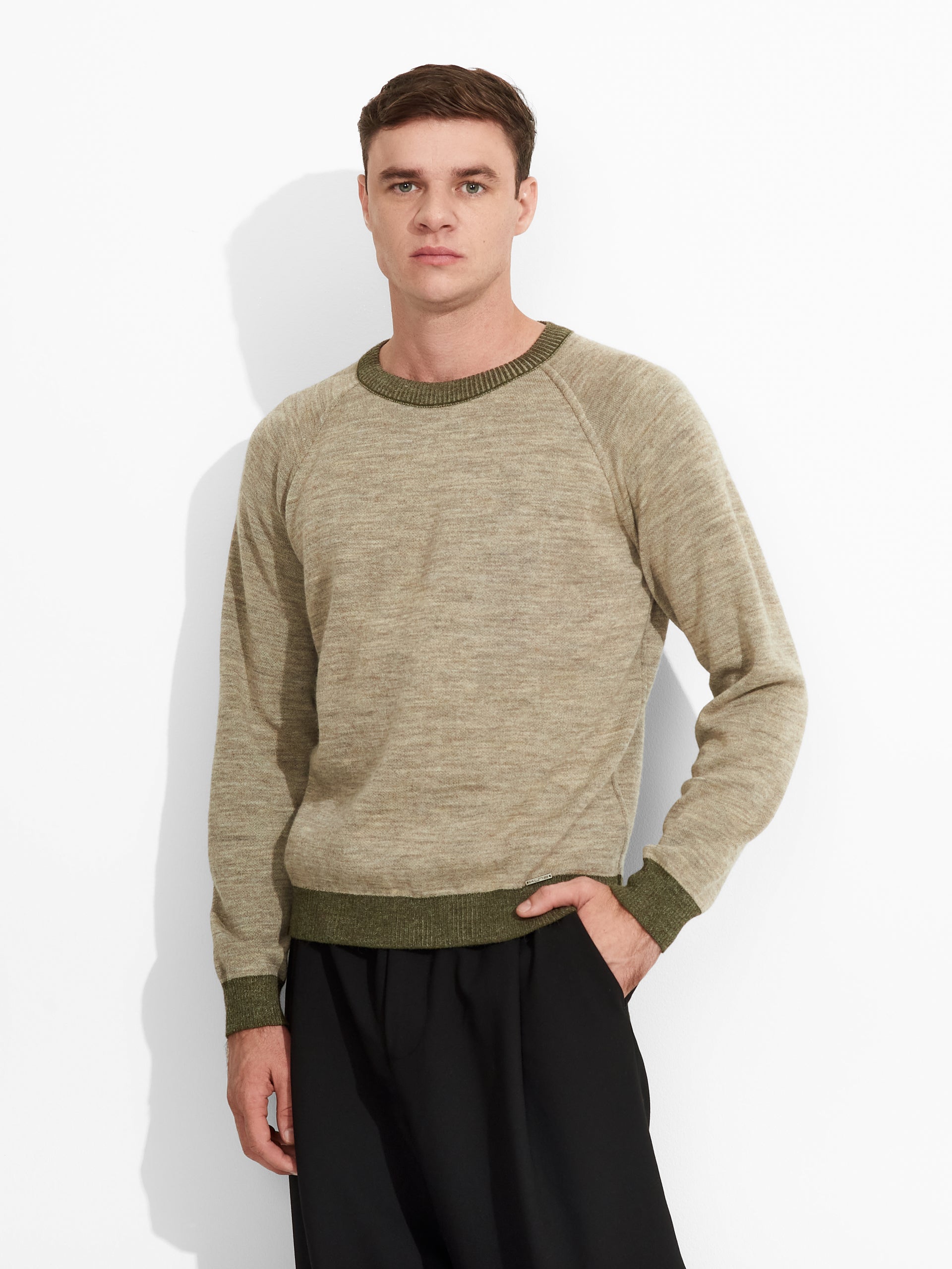 Vittorio Sweater Baby Alpaca Color Green