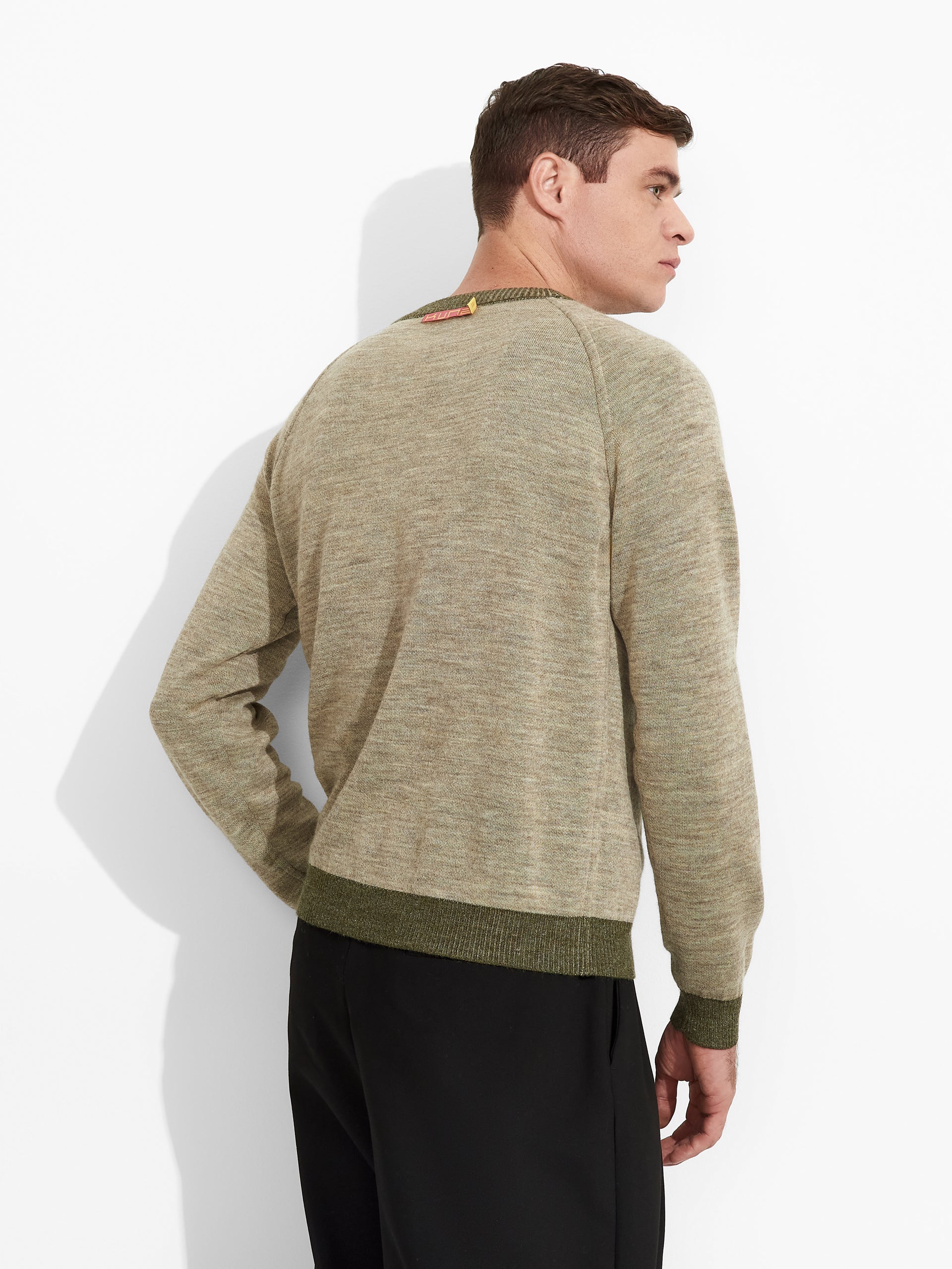 Vittorio Sweater Baby Alpaca Color Green