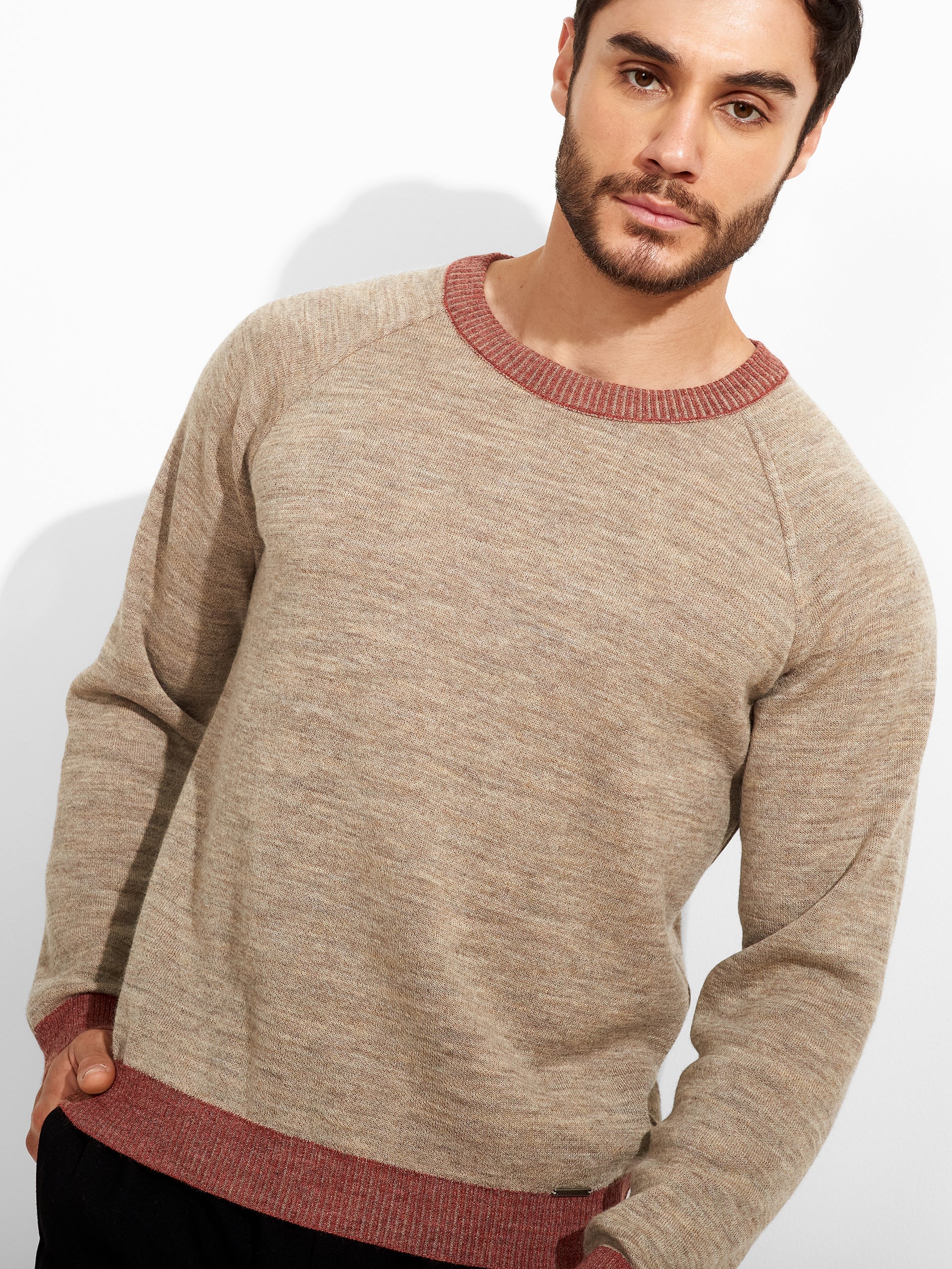 Vittorio Sweater Baby Alpaca Color Red