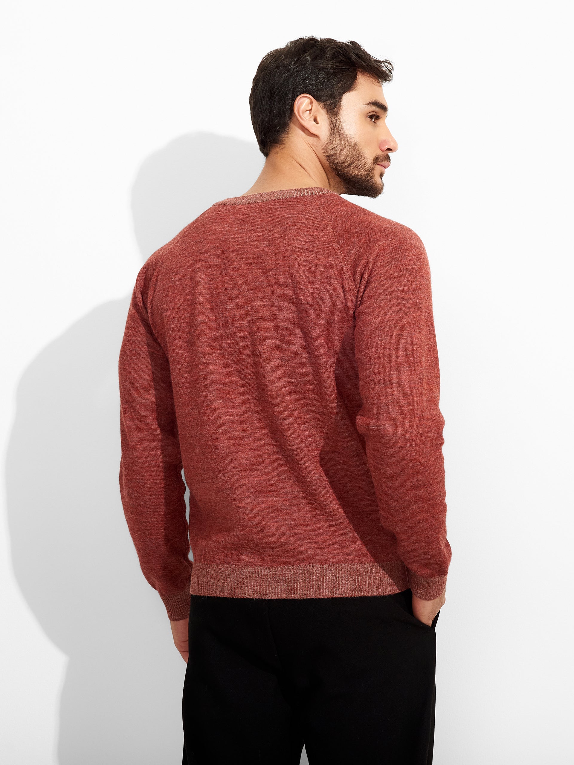 Vittorio Sweater Baby Alpaca Color Red