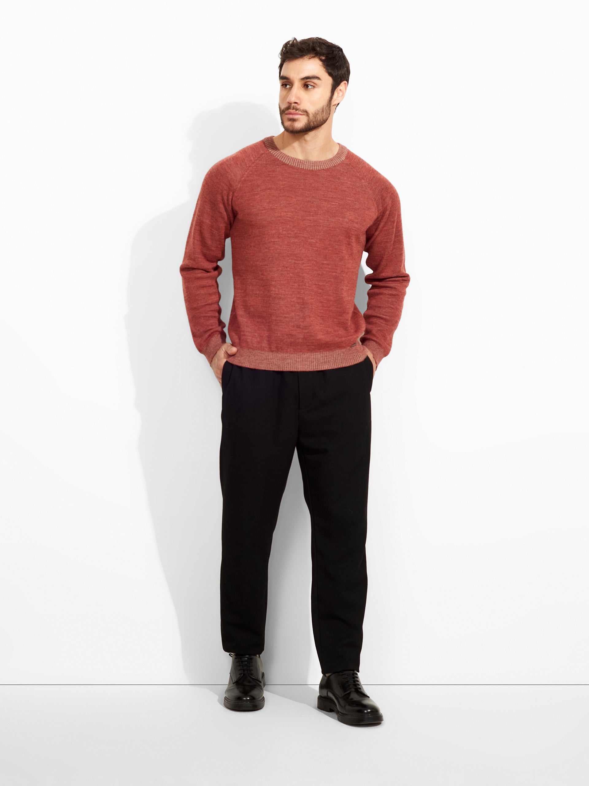 Vittorio Sweater Baby Alpaca Color Red