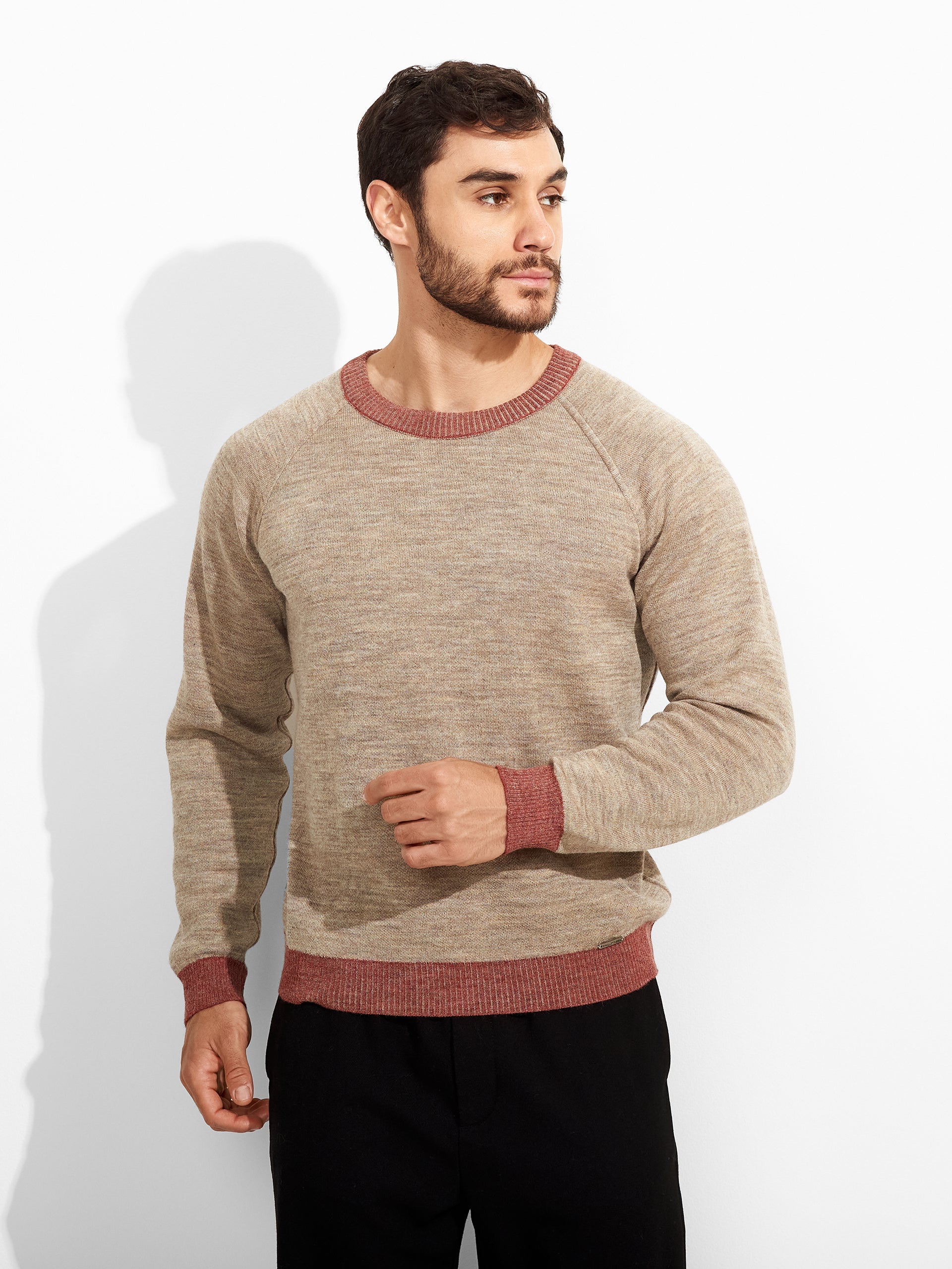 Vittorio Sweater Baby Alpaca Color Red