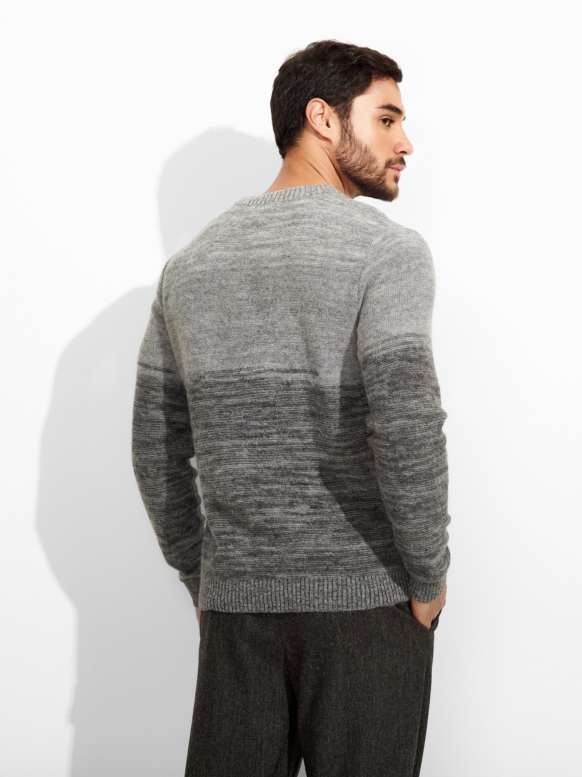 Zodiac Sweater Baby Alpaca Color Grey