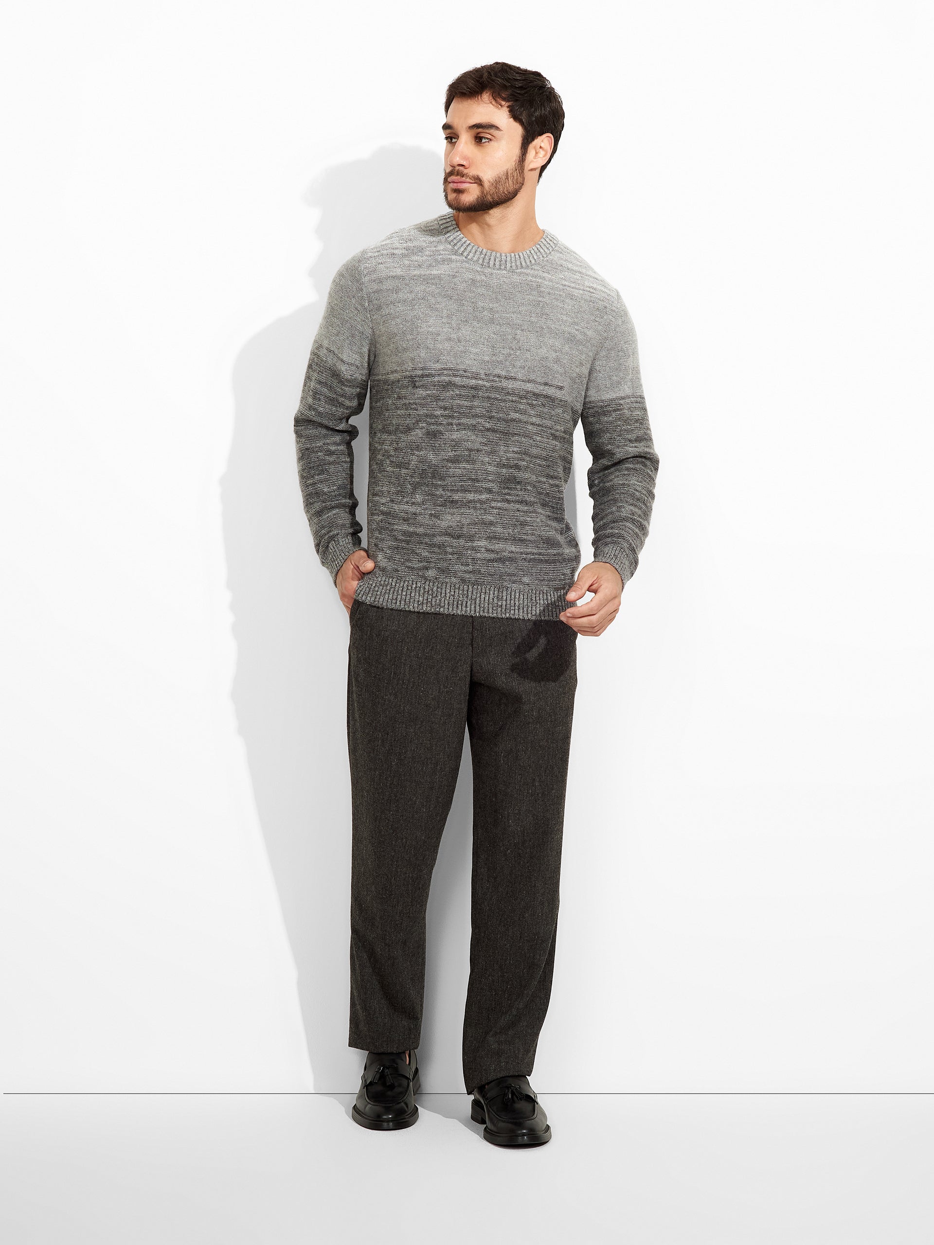 Zodiac Sweater Baby Alpaca Color Grey