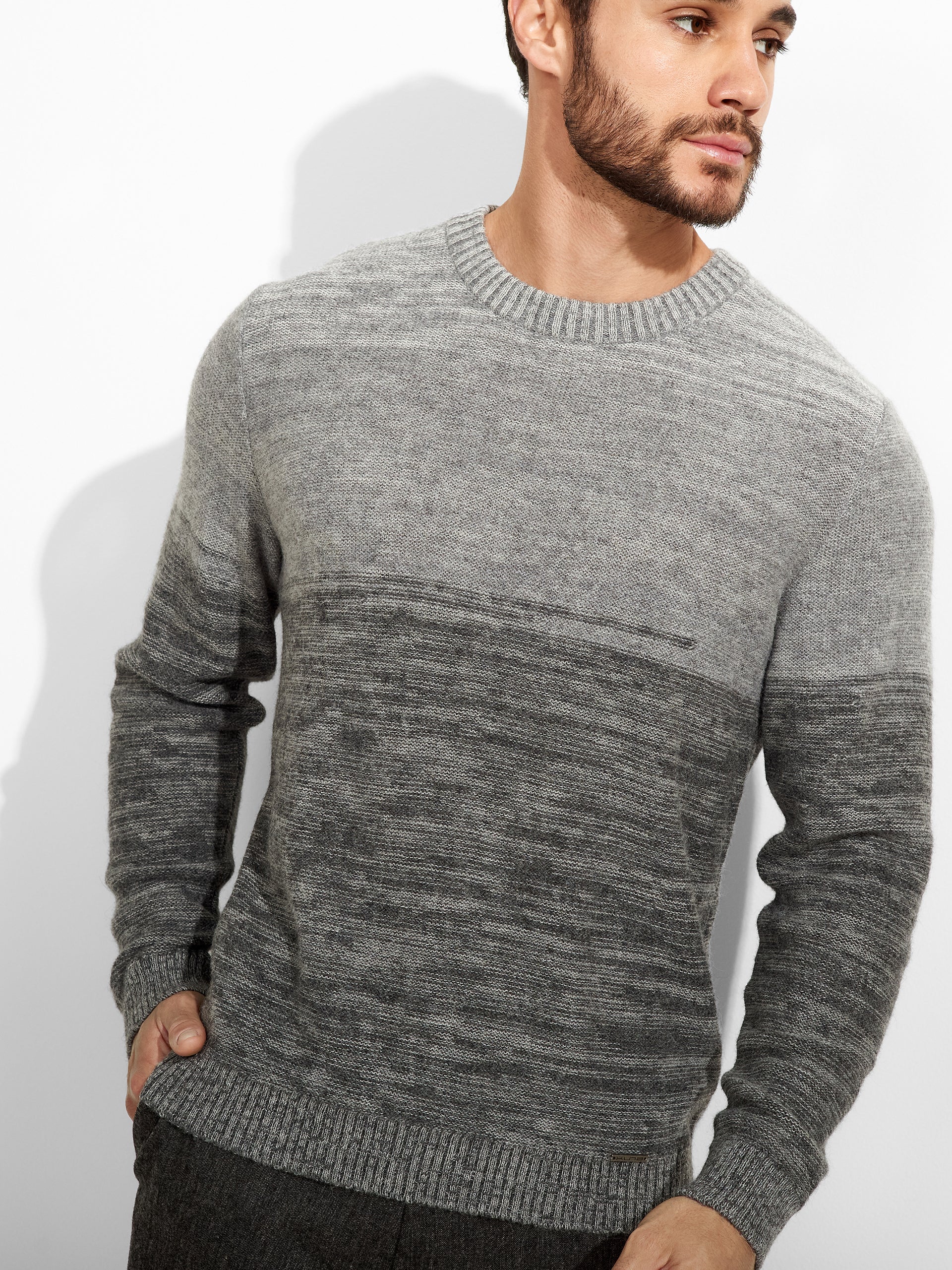 Zodiac Sweater Baby Alpaca Color Grey