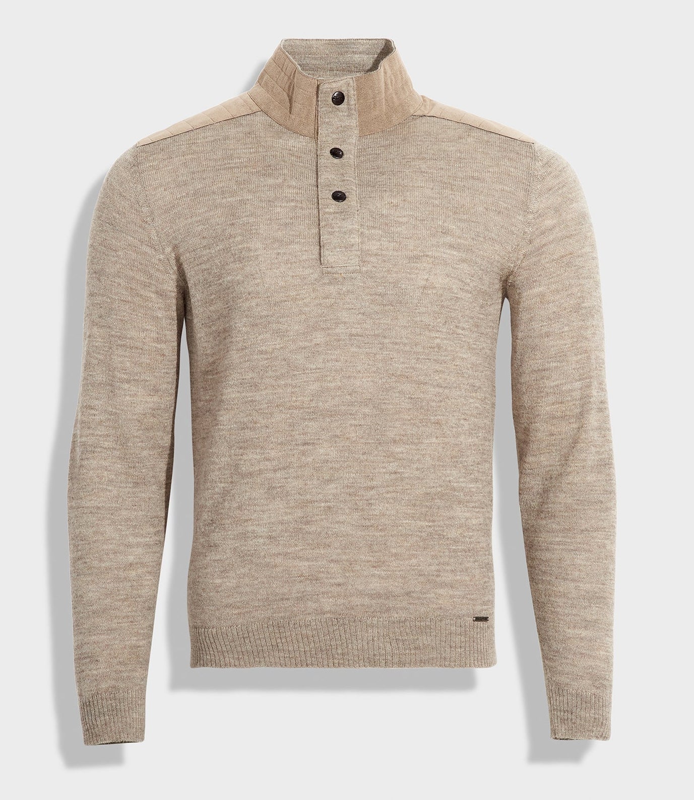 Zorba Sweater Baby Alpaca Color Beige - Paz Lifestyle 