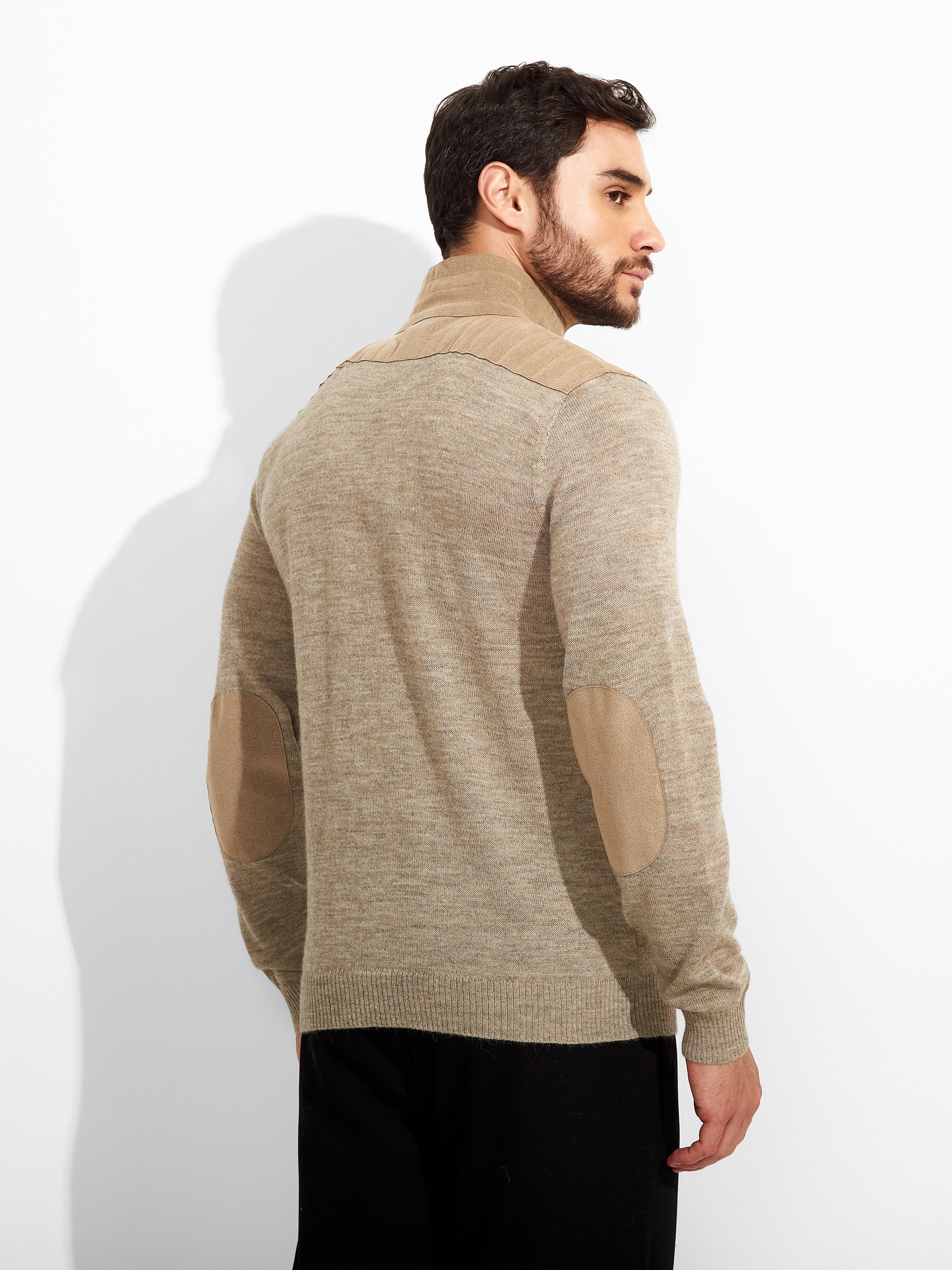 Zorba Sweater Baby Alpaca Color Beige - Paz Lifestyle 