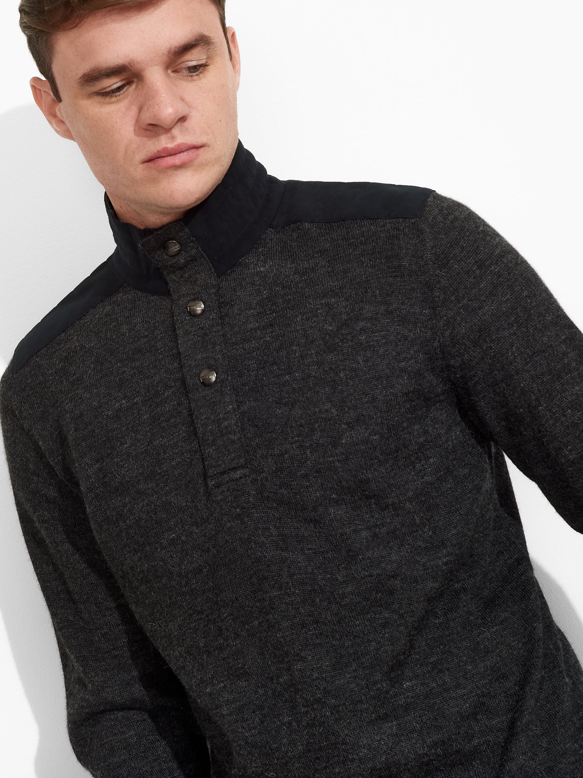 Zorba Sweater Baby Alpaca Color Grey - Paz Lifestyle 