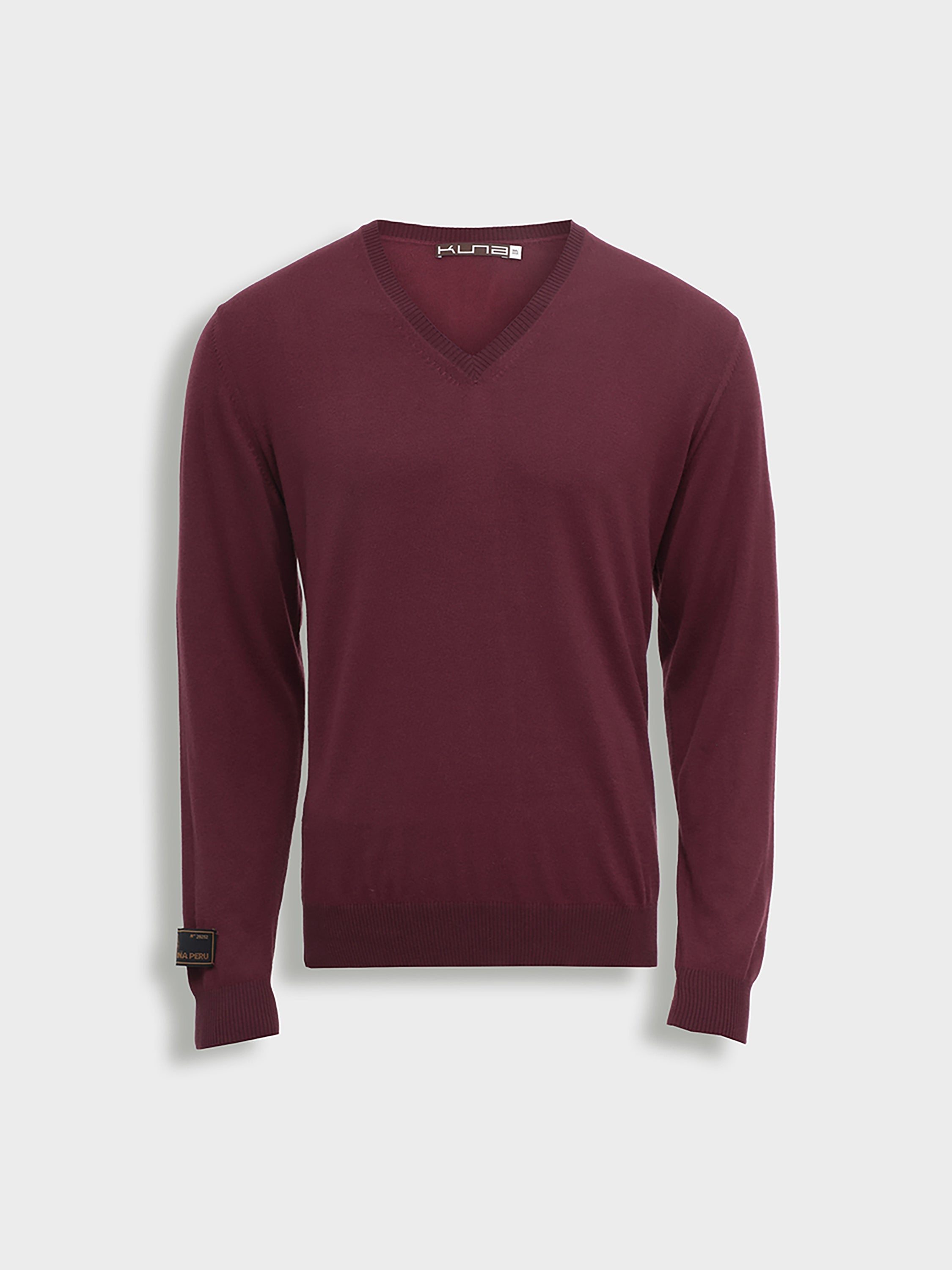 Brian Sweater Vicuña Color Burdeo