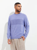 Yoel Sweater Cotton Color Blue - Paz Lifestyle 