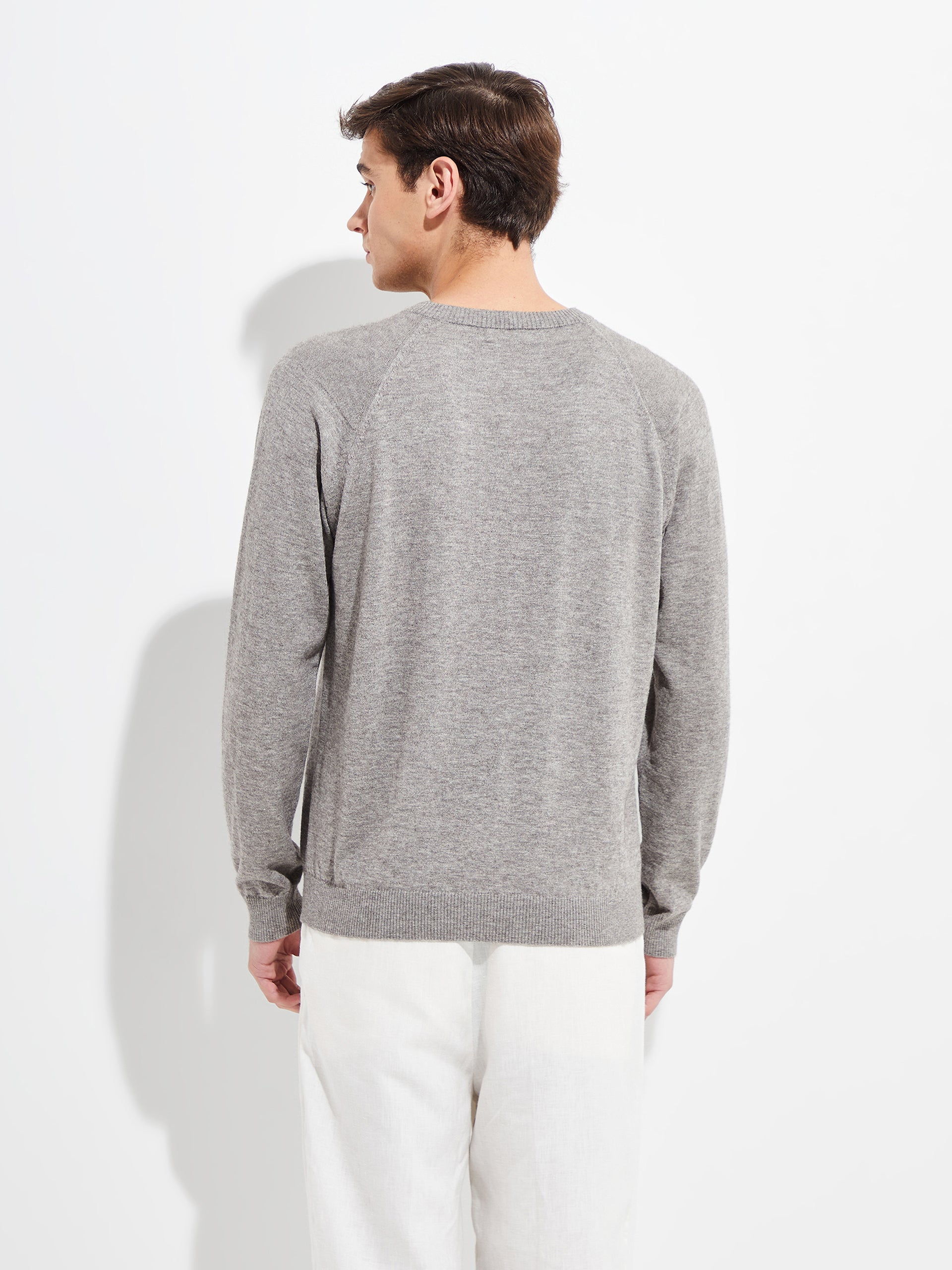 Yordan Sweater Cotton Color Grey - Paz Lifestyle 