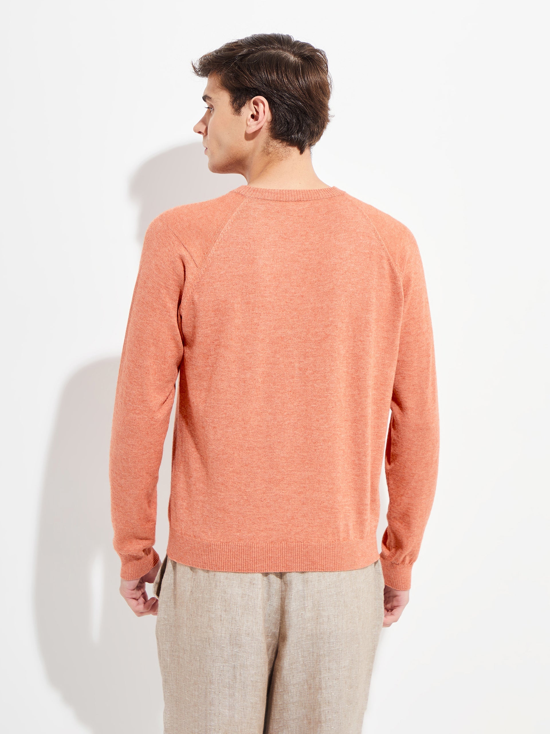 Yordan Sweater Cotton Color Orange - Paz Lifestyle 