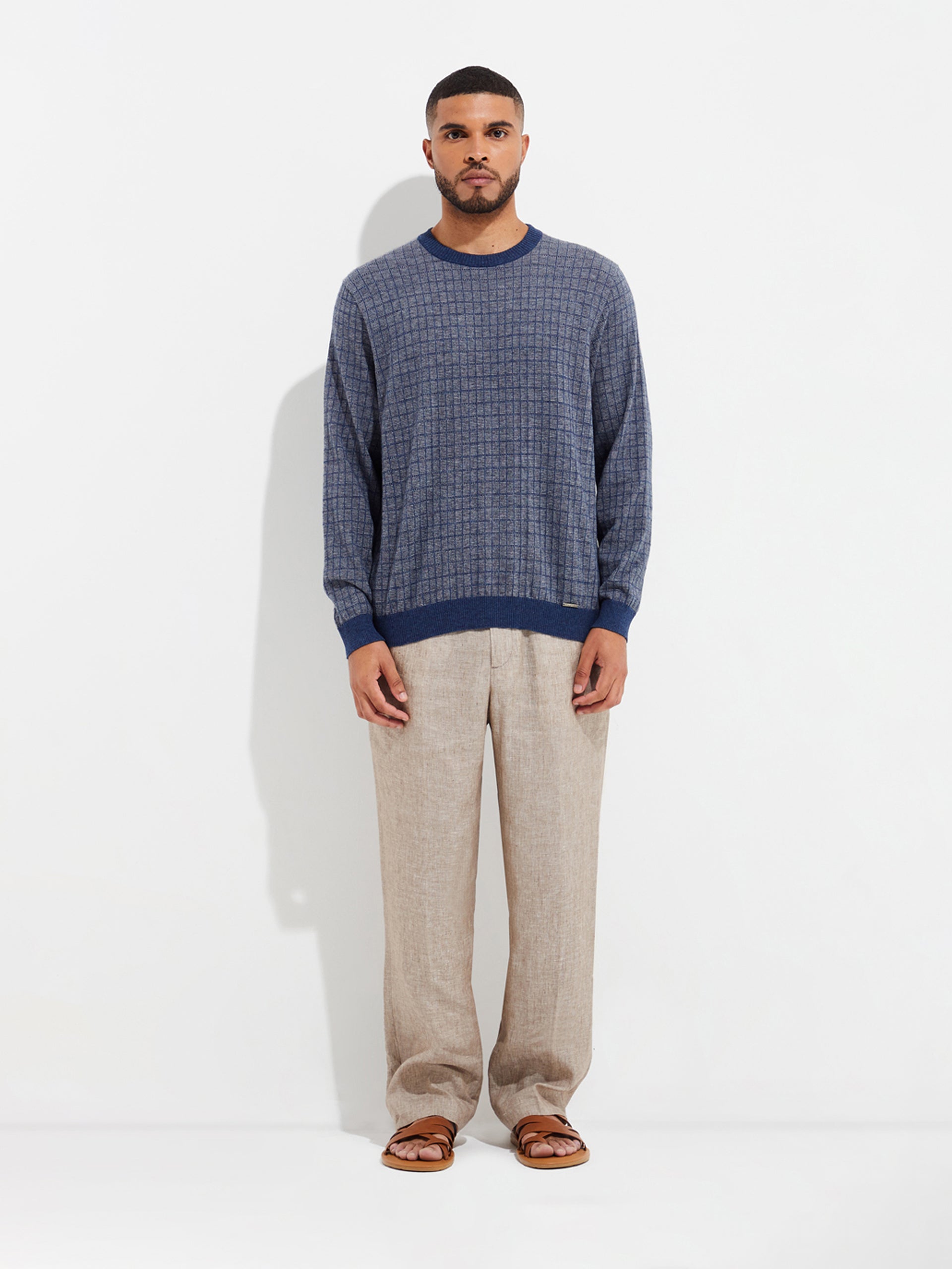 Ygnacio Sweater Cotton Color Grey - Paz Lifestyle 