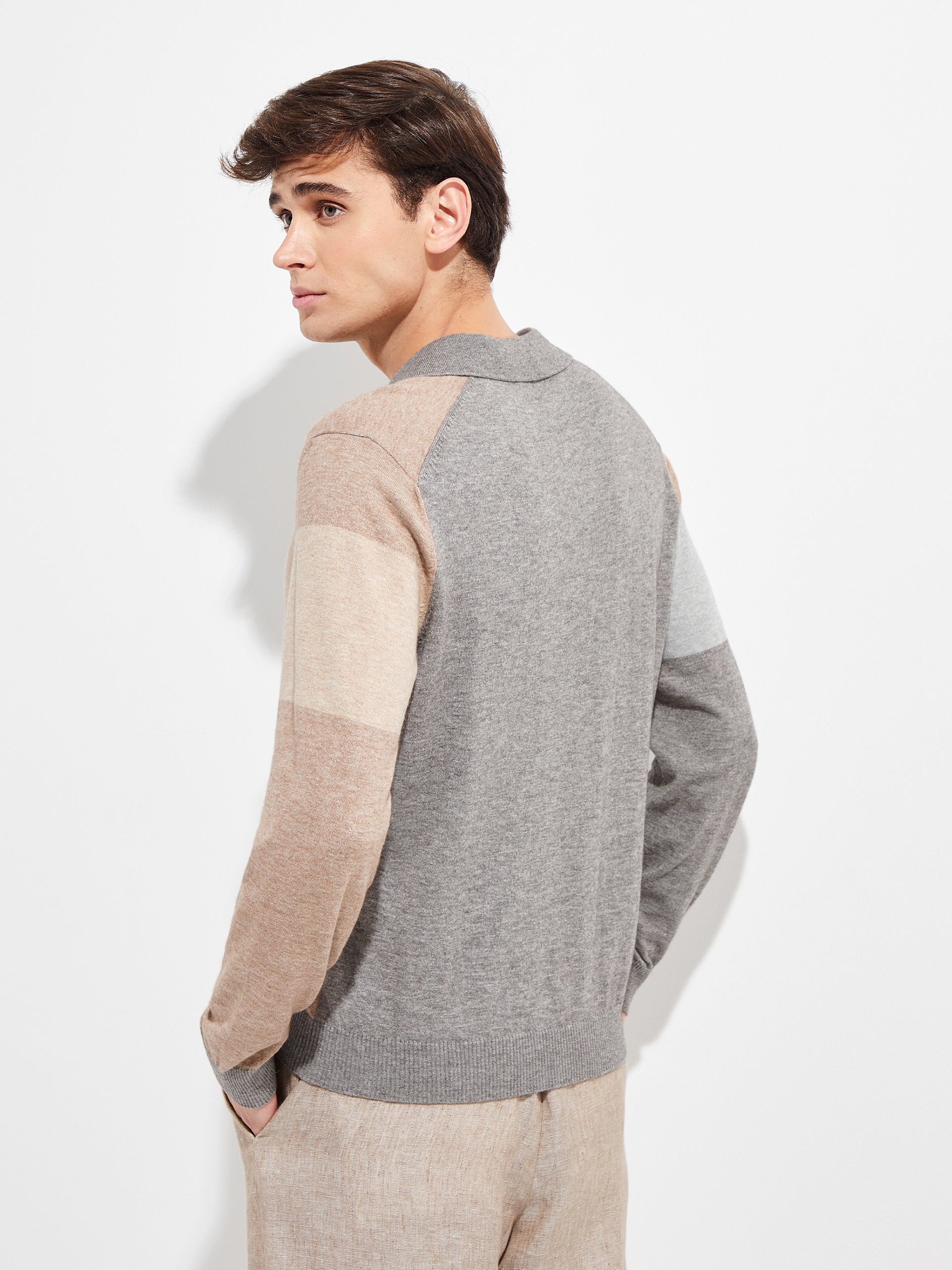 Yvan Sweater Cotton Color Grey - Paz Lifestyle 