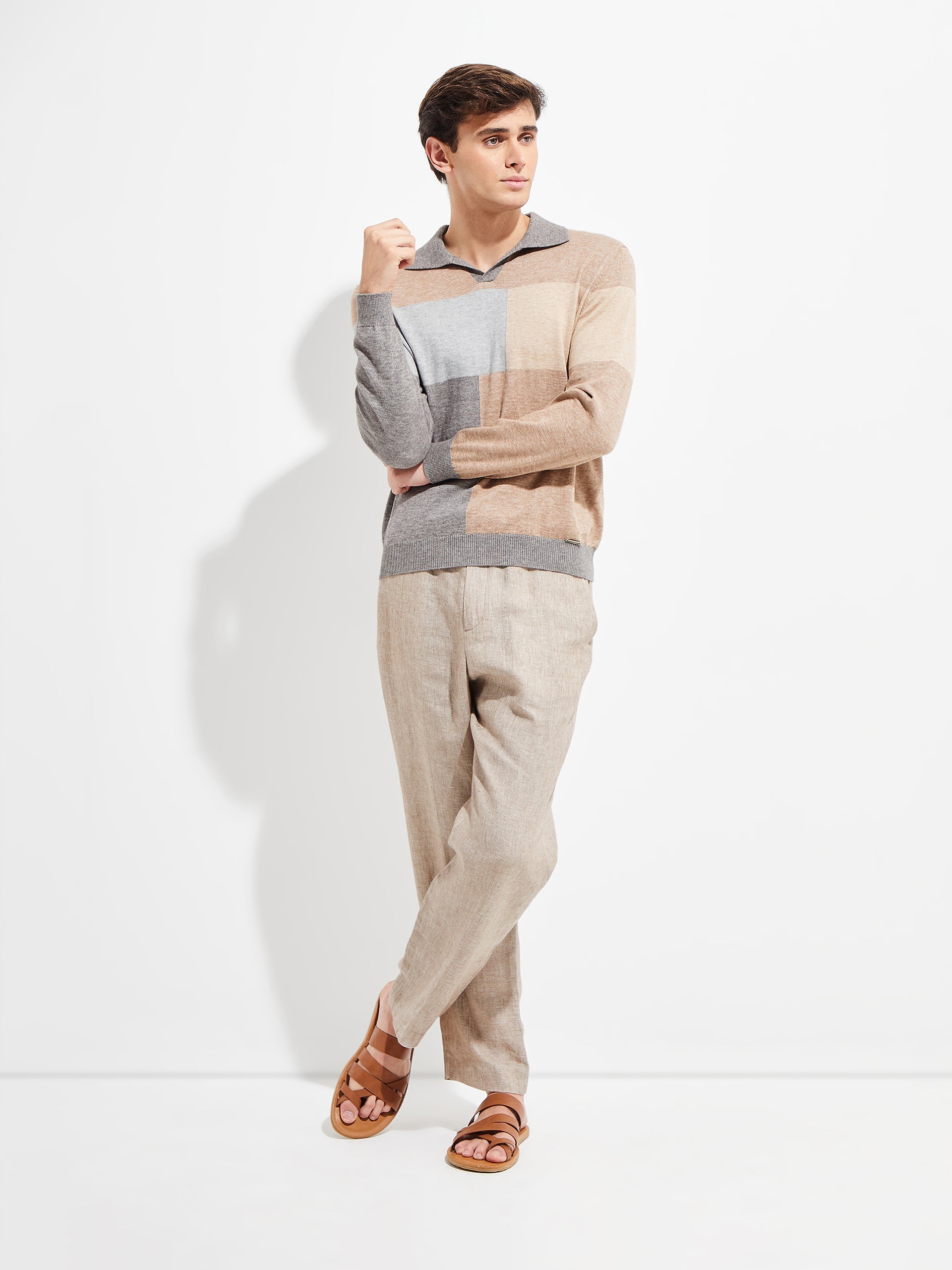 Yvan Sweater Cotton Color Grey - Paz Lifestyle 