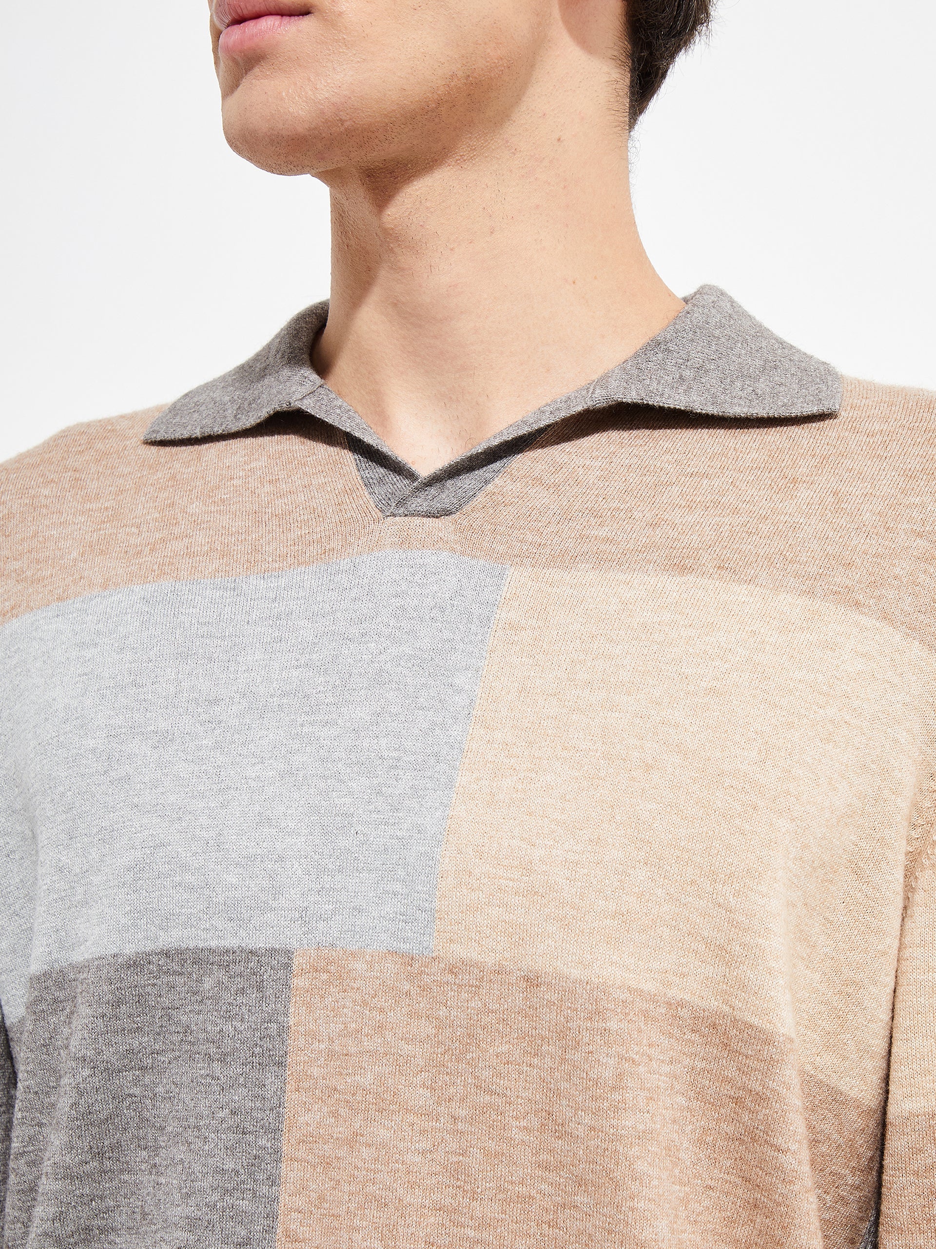 Yvan Sweater Cotton Color Grey - Paz Lifestyle 