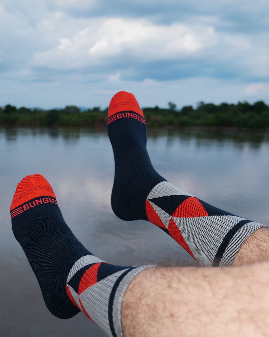 Midnight blue Apu Calf Socks