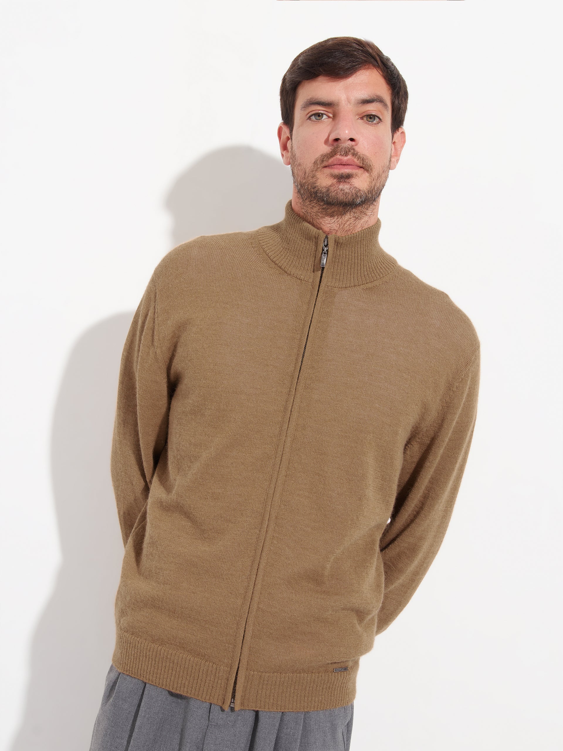 Andreas Cardigan Baby Alpaca Color Beige