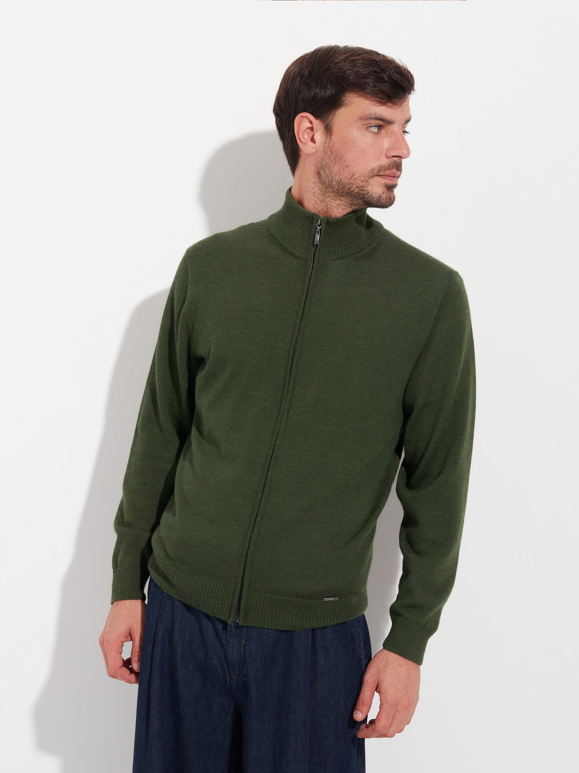 Andreas Cardigan Baby Alpaca Color Green