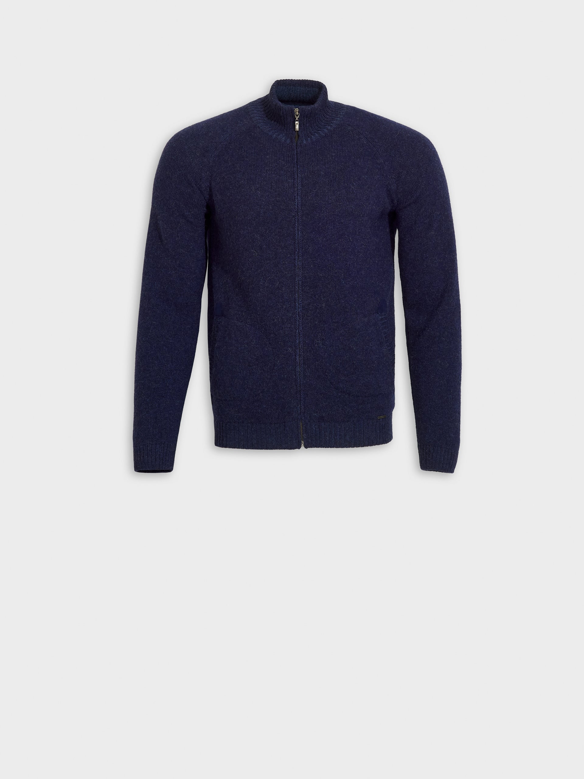 Zerres Cardigan Baby Alpaca Color Blue