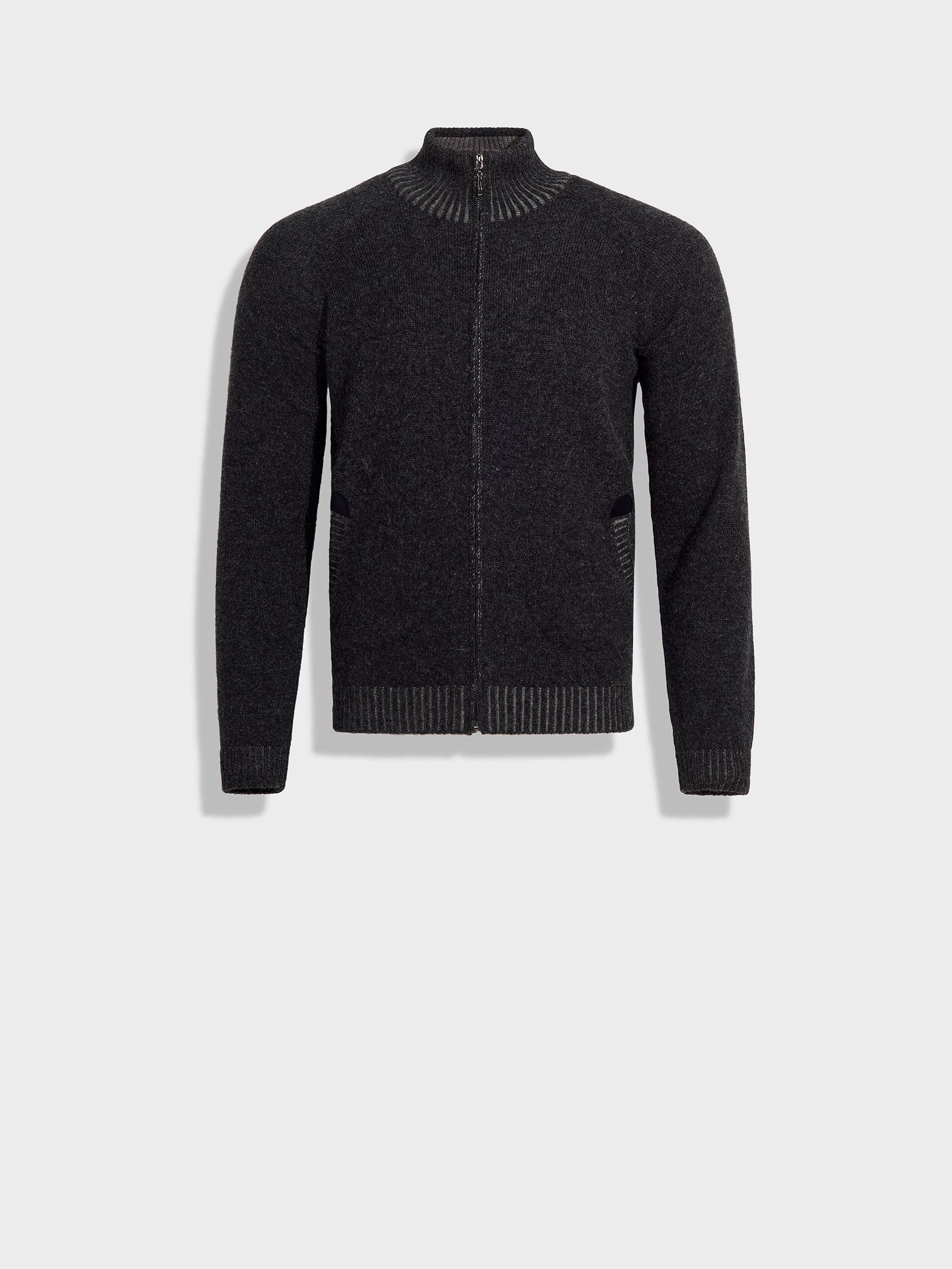 Zerres Cardigan Baby Alpaca Color Grey