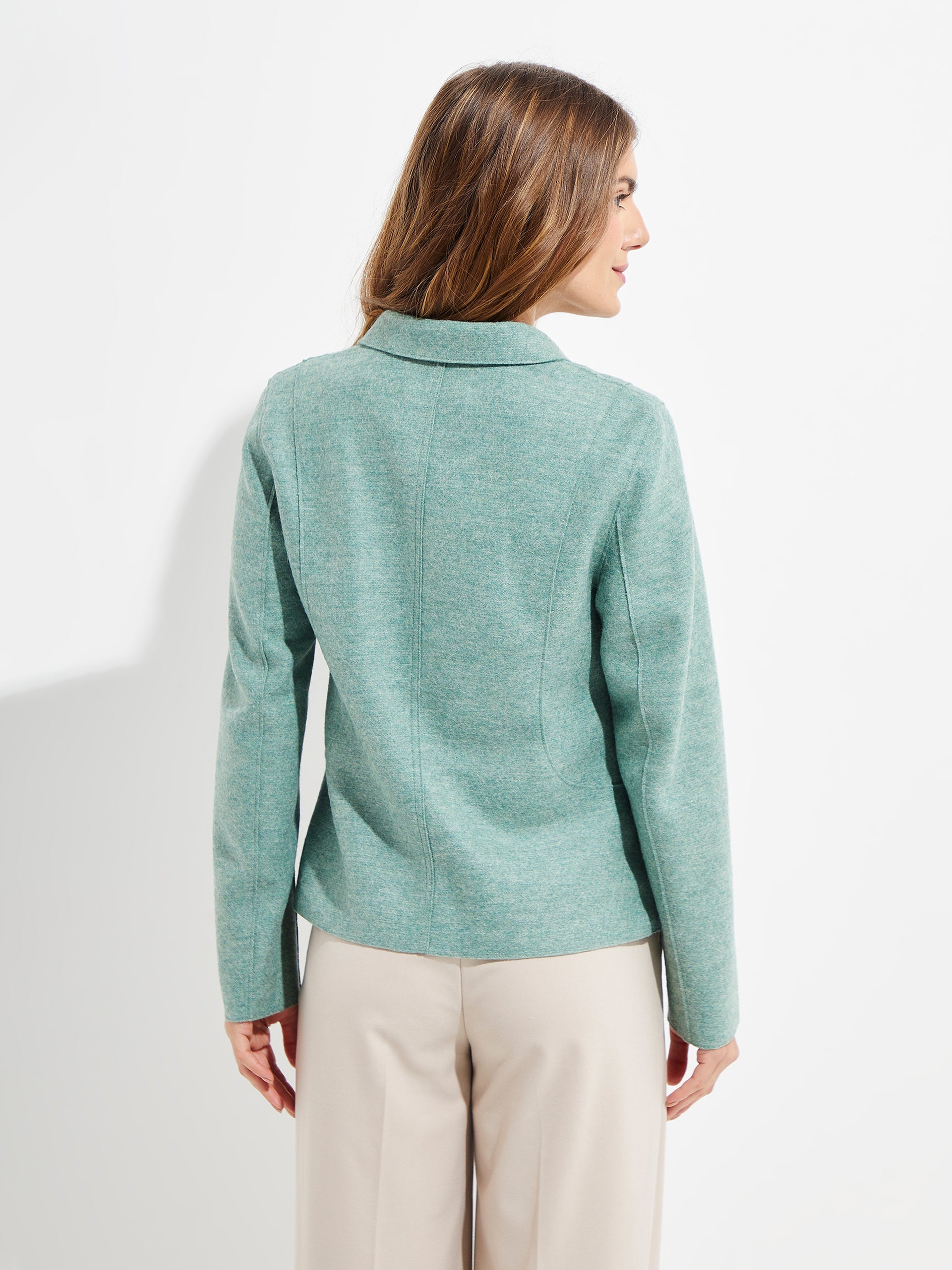 Yzigoing Coat Alpaca And Wool Color Green - Paz Lifestyle 