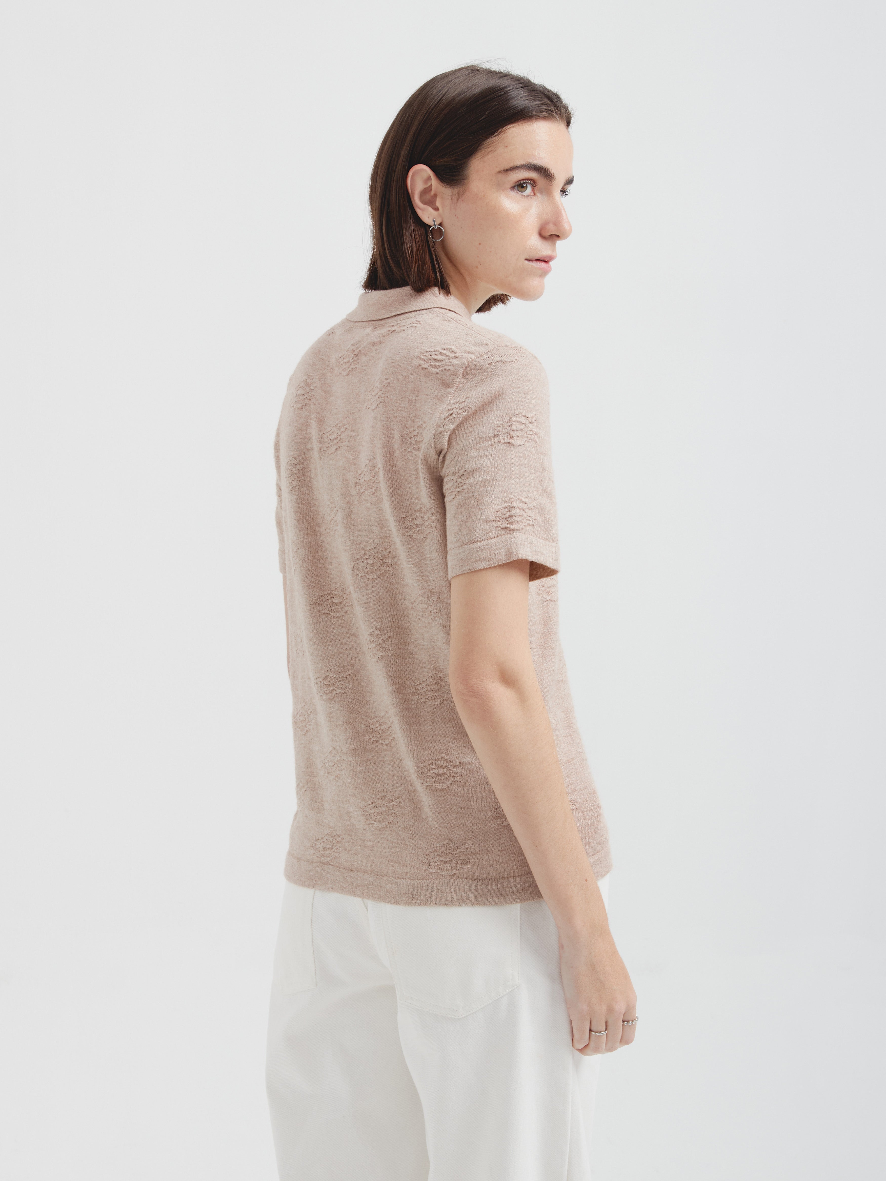 Zabeth Blouse Organic Cotton Color Beige