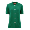 Zabeth Blouse Cotton Color Green