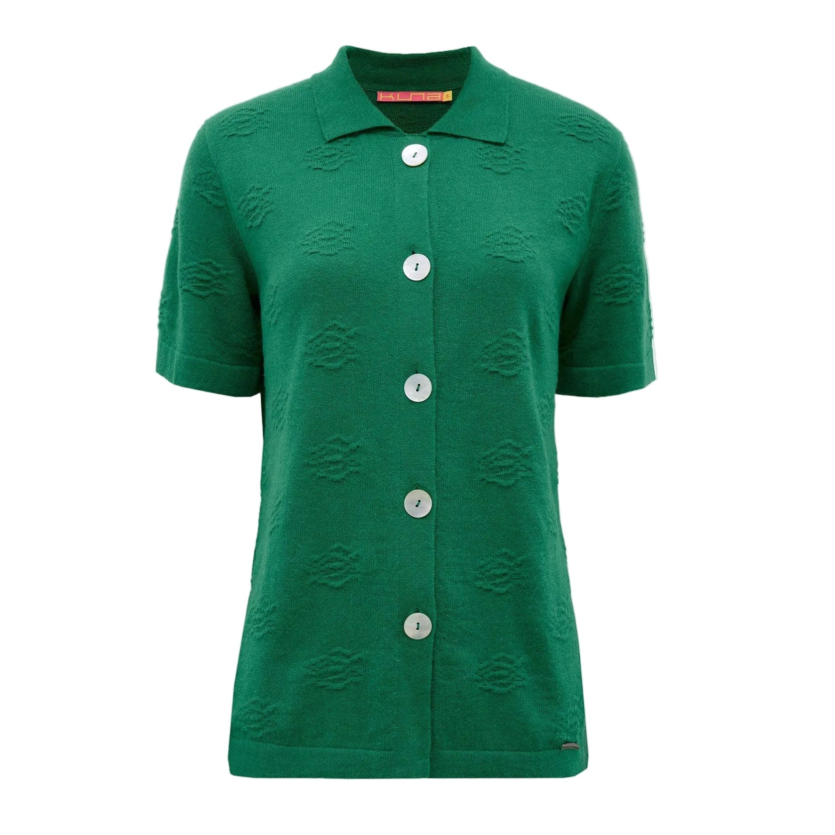 Zabeth Blouse Cotton Color Green