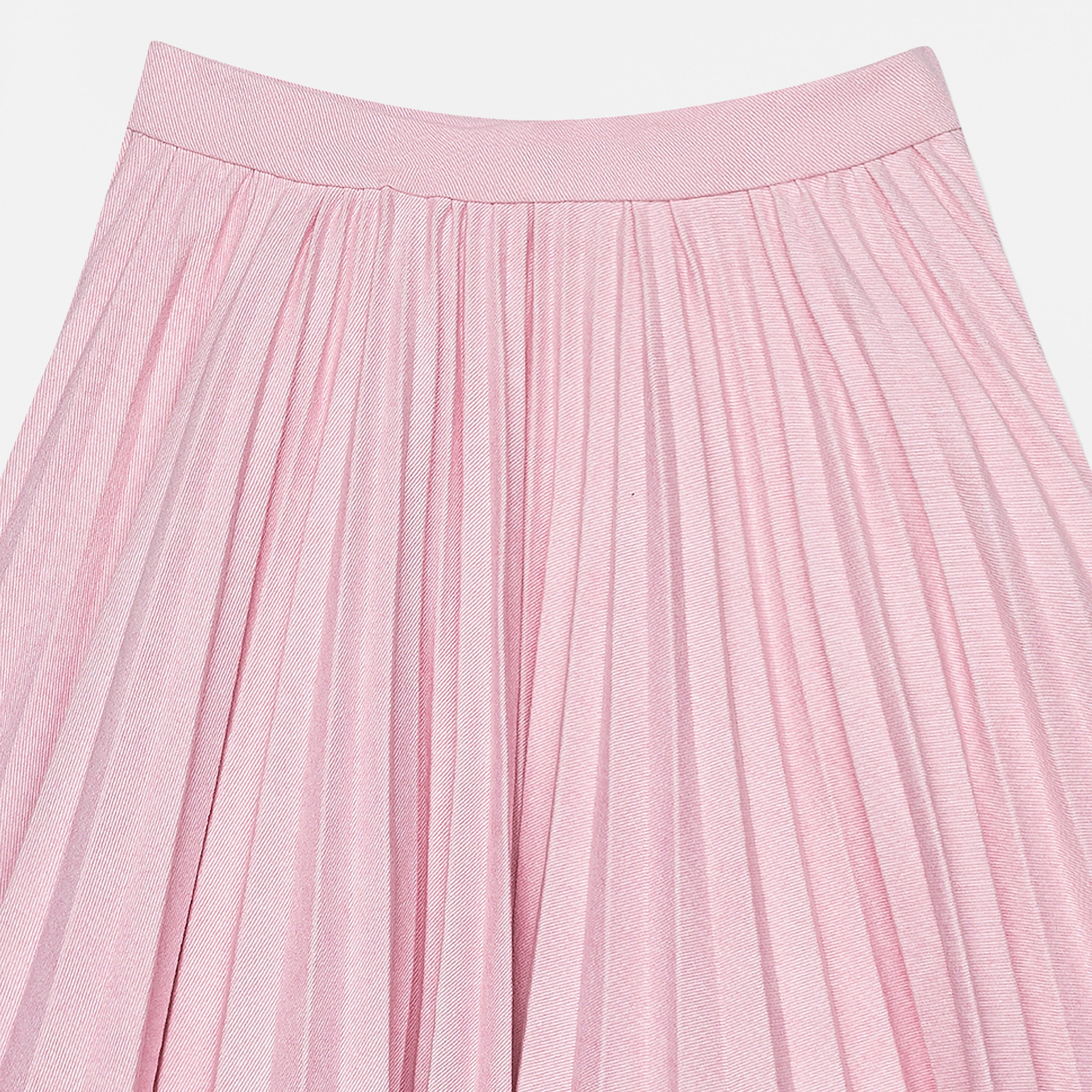 Denim Pleated Mini Skirt - Paz Lifestyle 