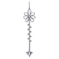 Bloom Wand Pendant in Sterling Silver and Mother-of-Pearl
