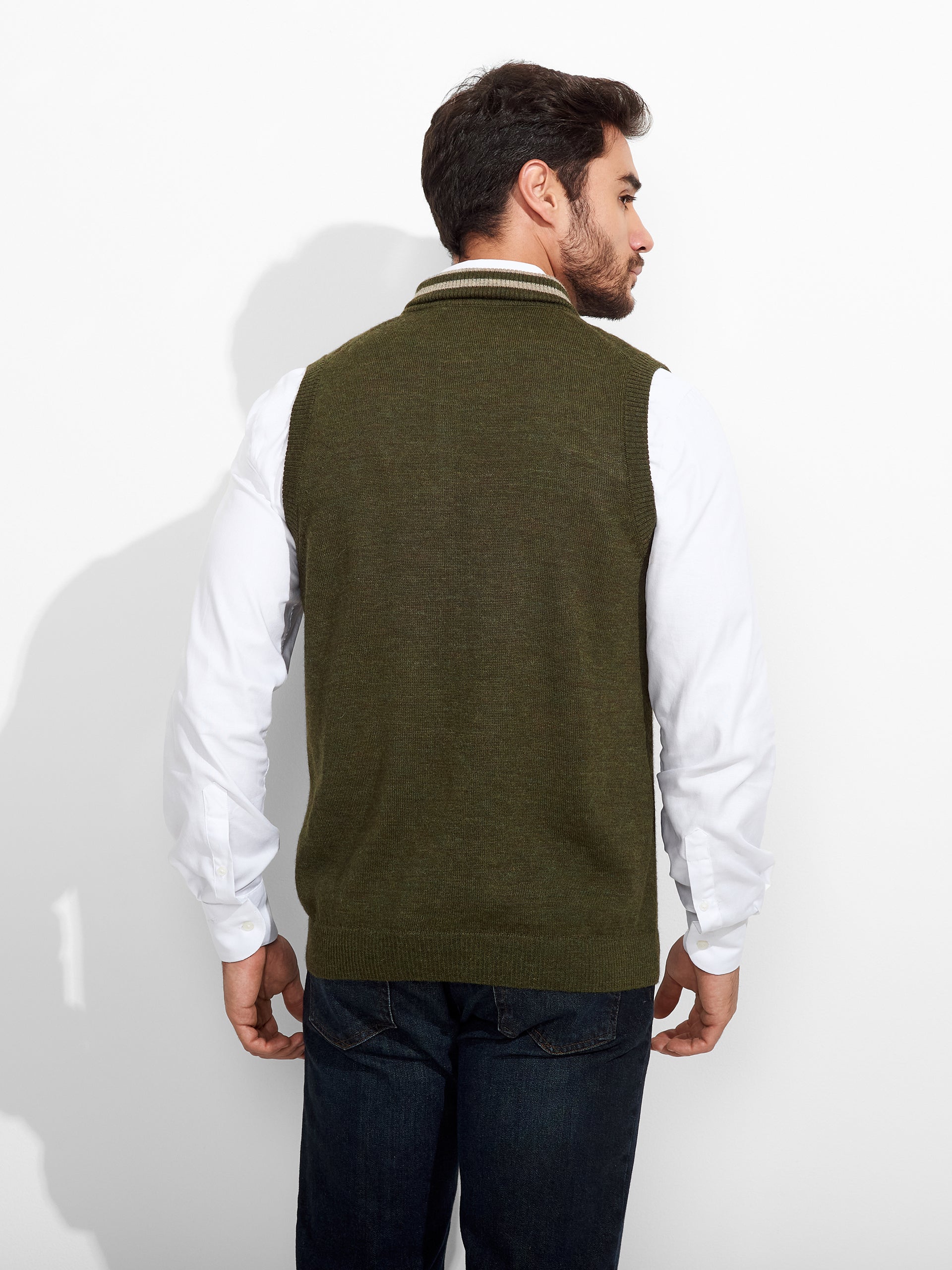 Zenith Vest Baby Alpaca Color Green