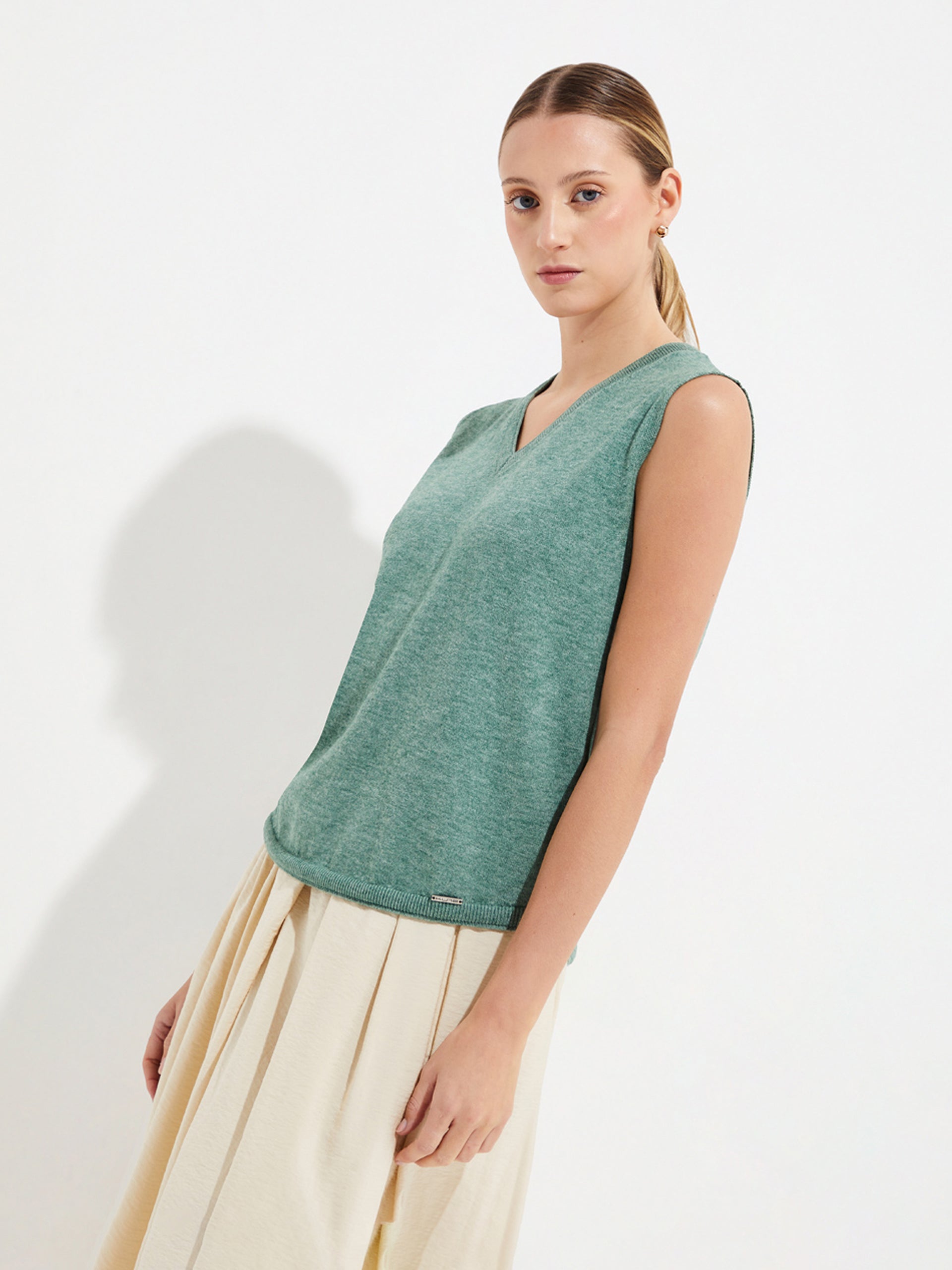 Ylda T-Shirt Cotton Color Green - Paz Lifestyle 