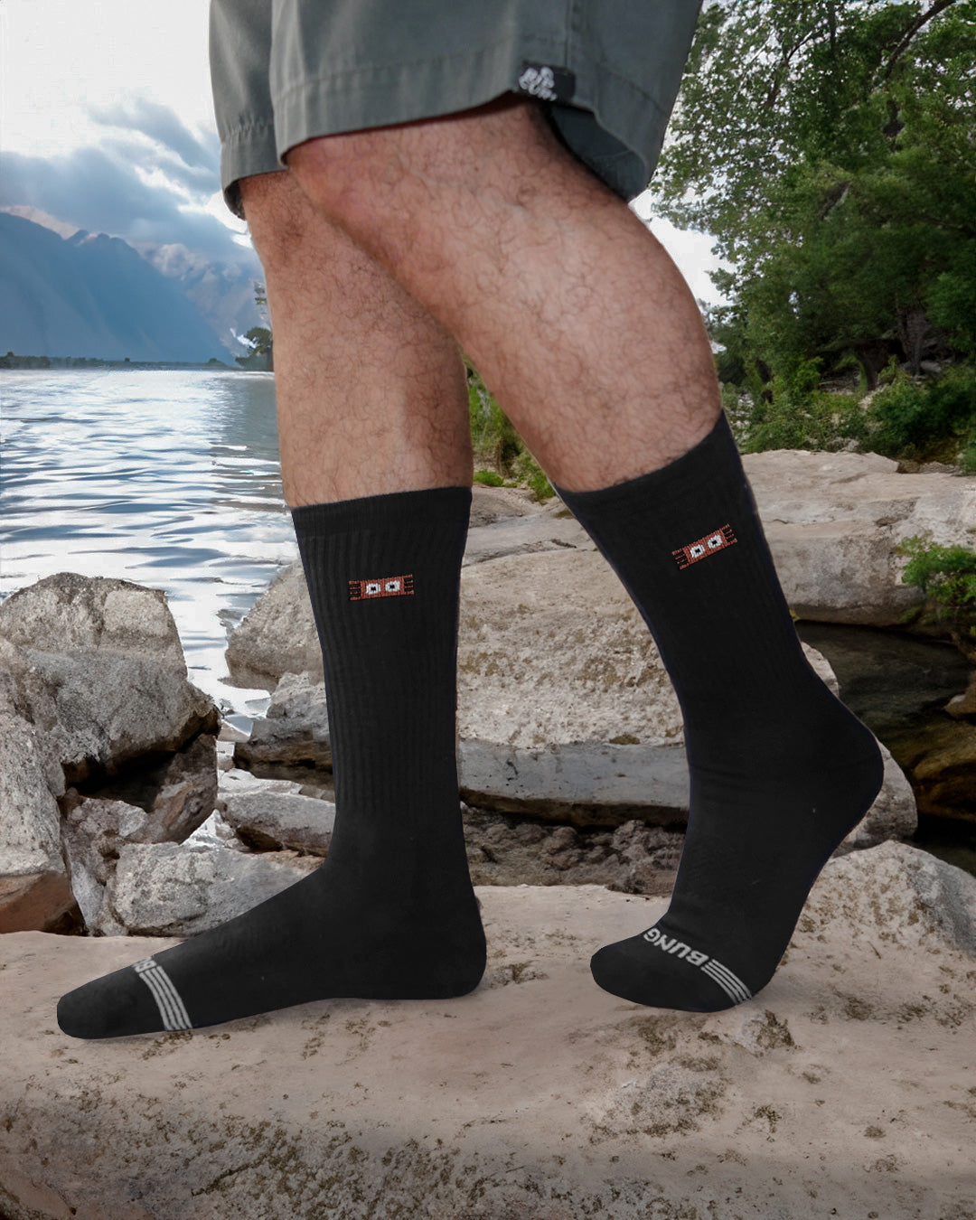 Mixed Calf Sock 4-Pack