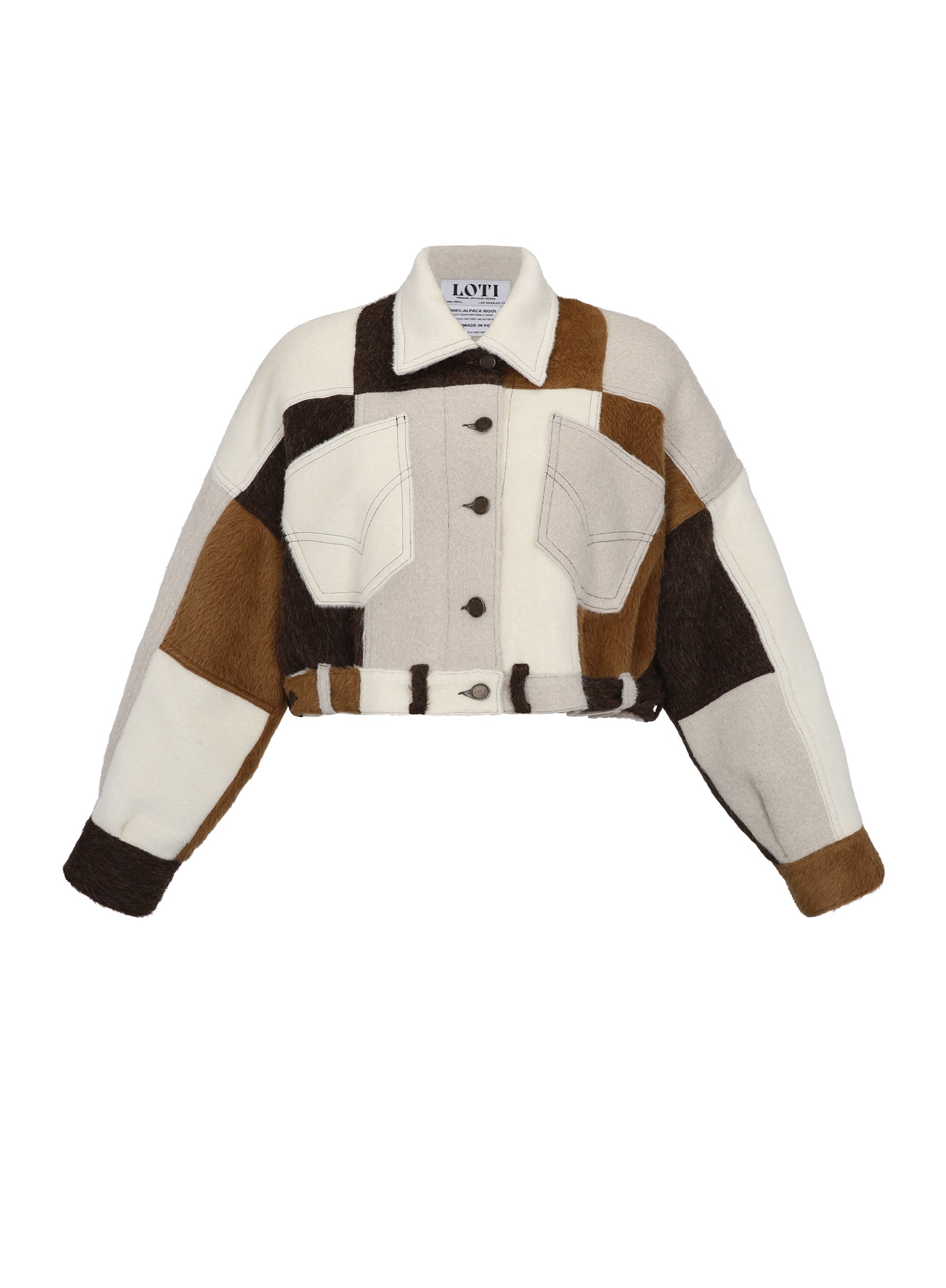Renata Alpaca Wool Jacket, Tostada - Paz Lifestyle 