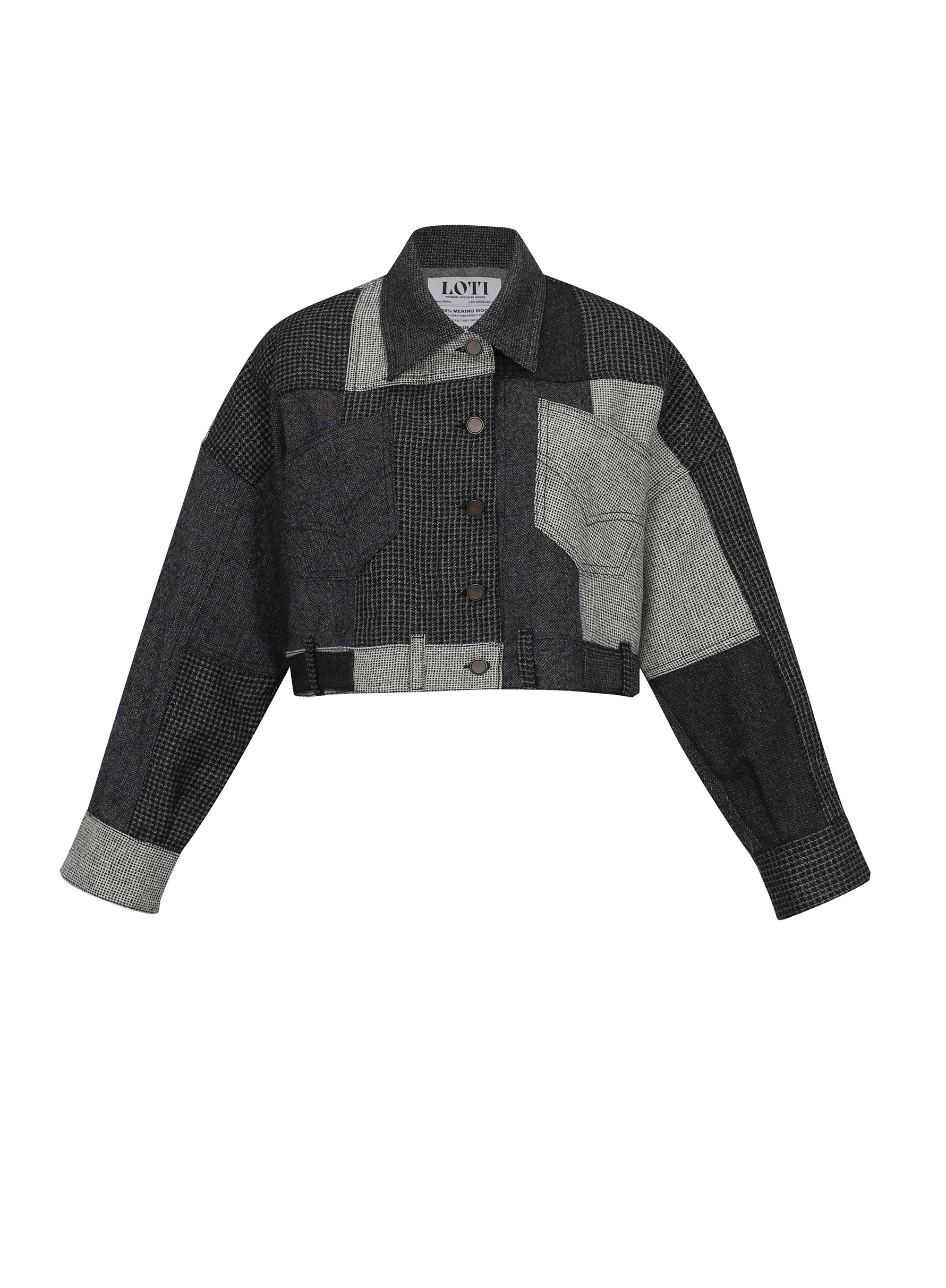 DANIELA Merino Wool Jacket, Carbón | Pre-Order - Paz Lifestyle 