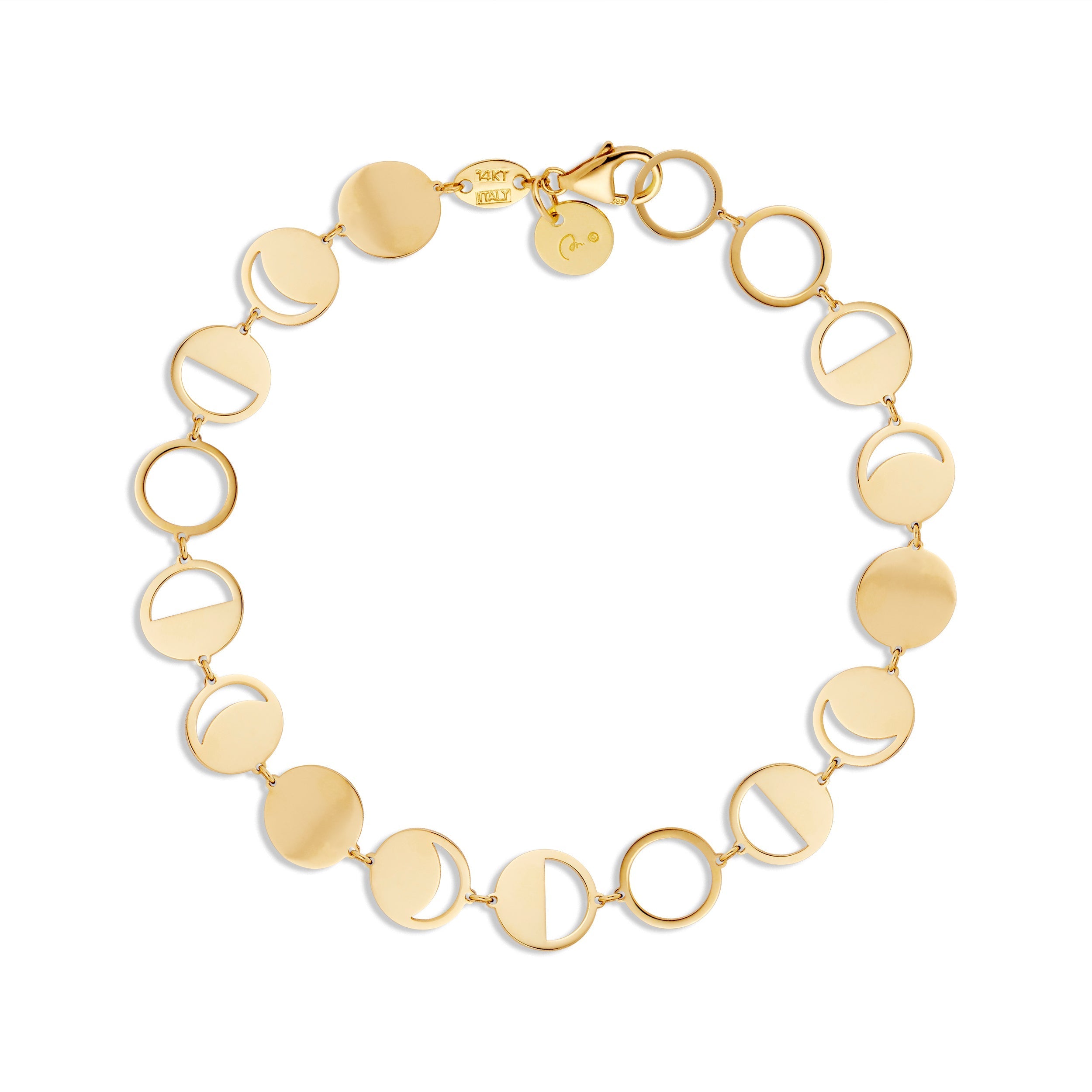 BOHEME CONFETTI LUNE 18KY GOLD BRACELET rts - Paz Lifestyle 