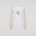 Cream Mohair Handknit Pullover - Paz Lifestyle 
