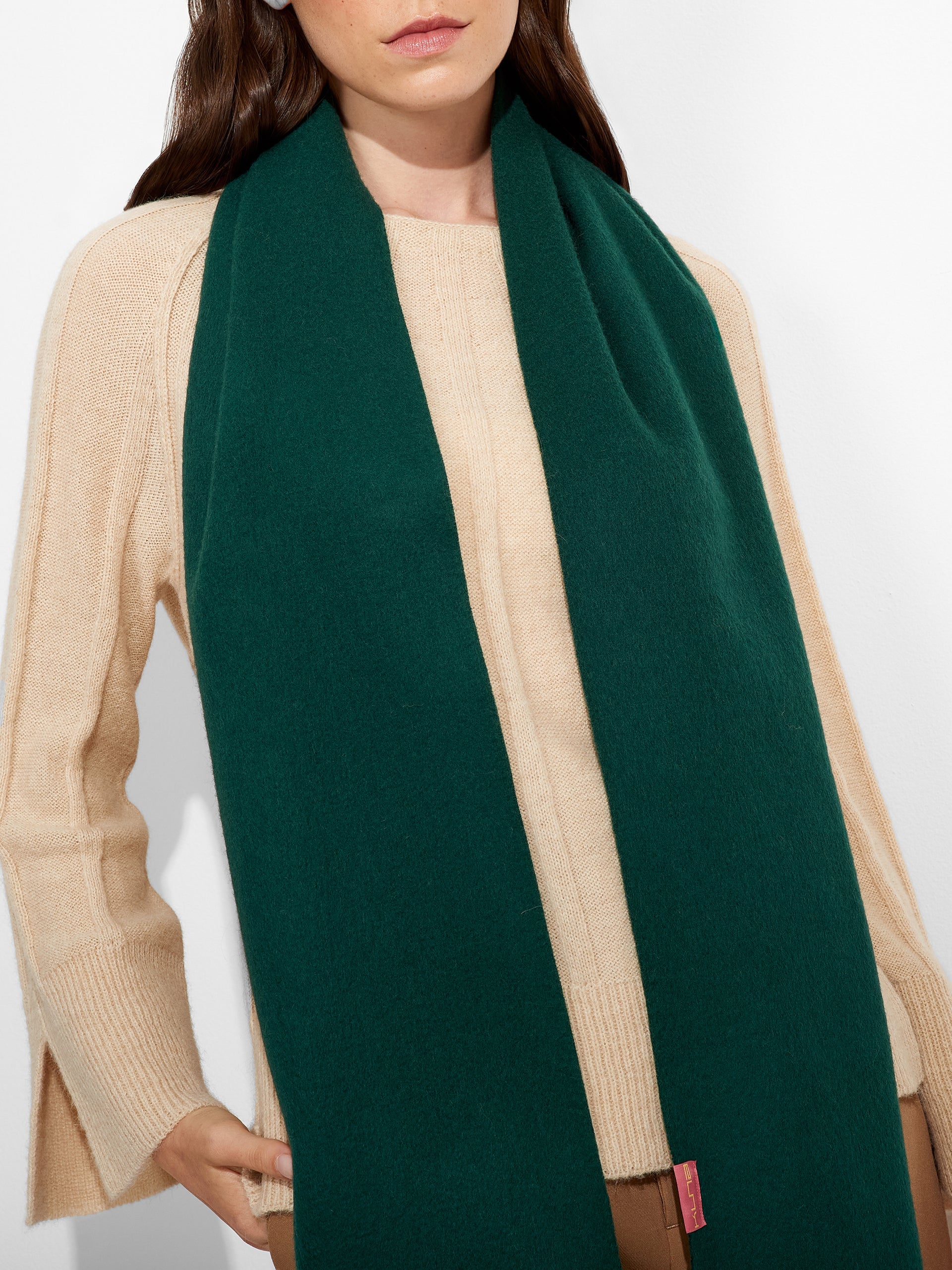 Adrian Scarf Baby Alpaca Color Green