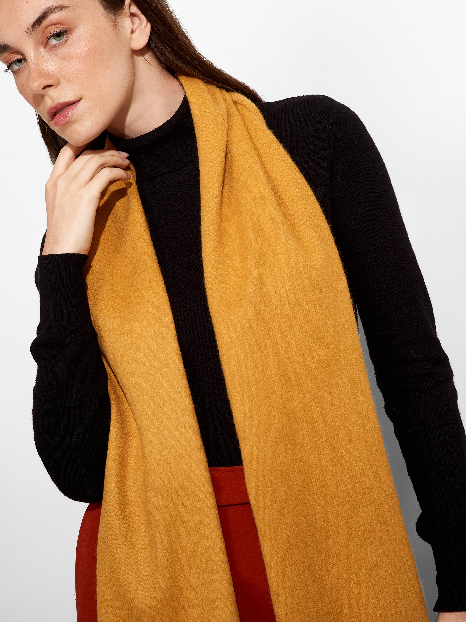 Tundra Scarf Baby Alpaca Color Yellow