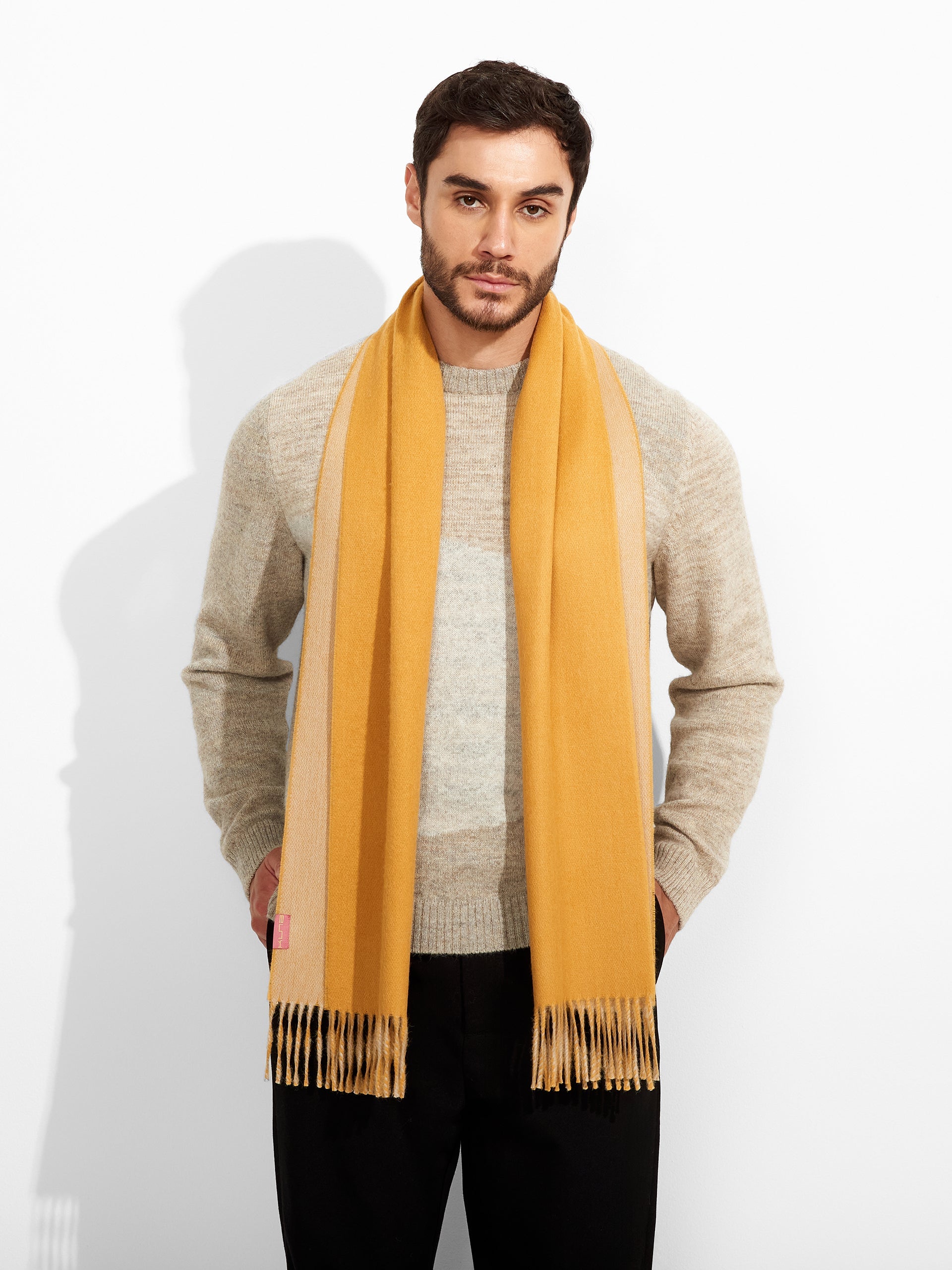 Tundra Scarf Baby Alpaca Color Yellow