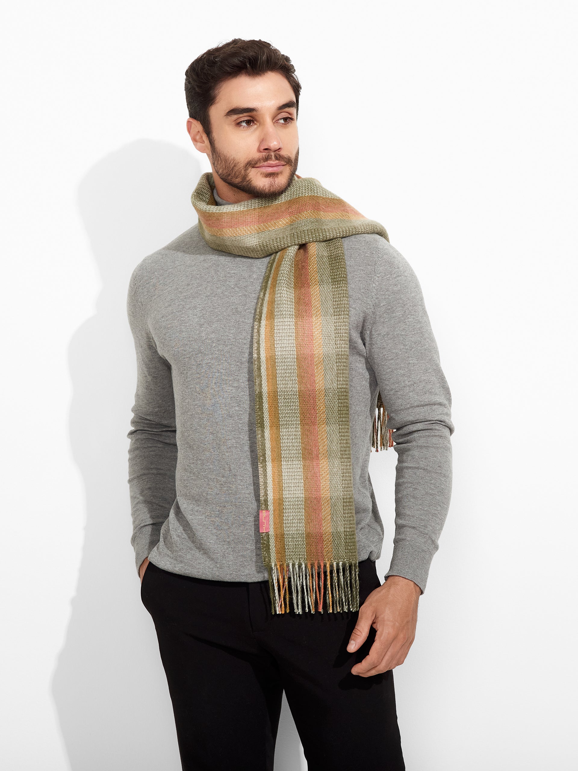 Zamery Scarf Baby Alpaca Color Green