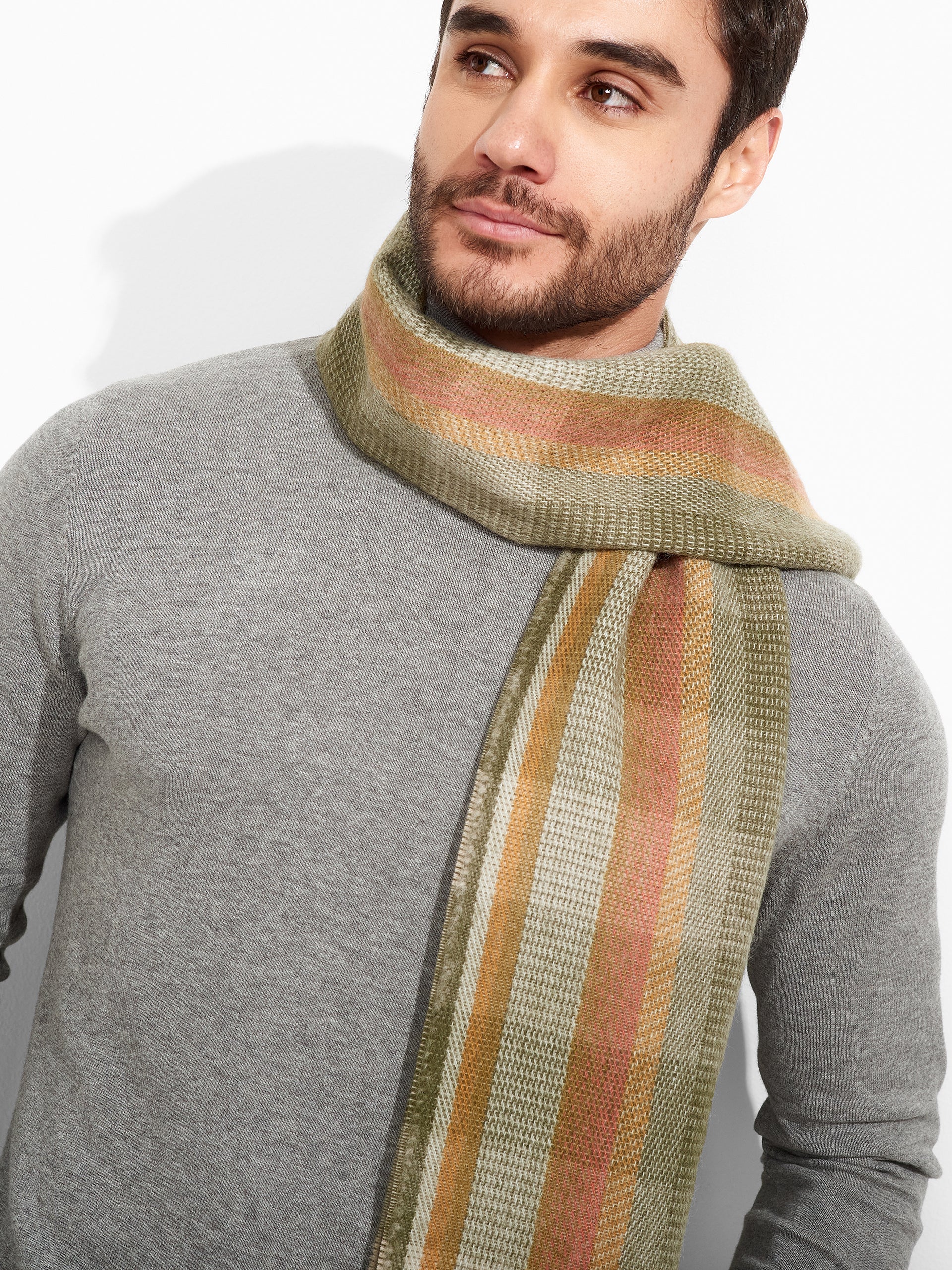 Zamery Scarf Baby Alpaca Color Green